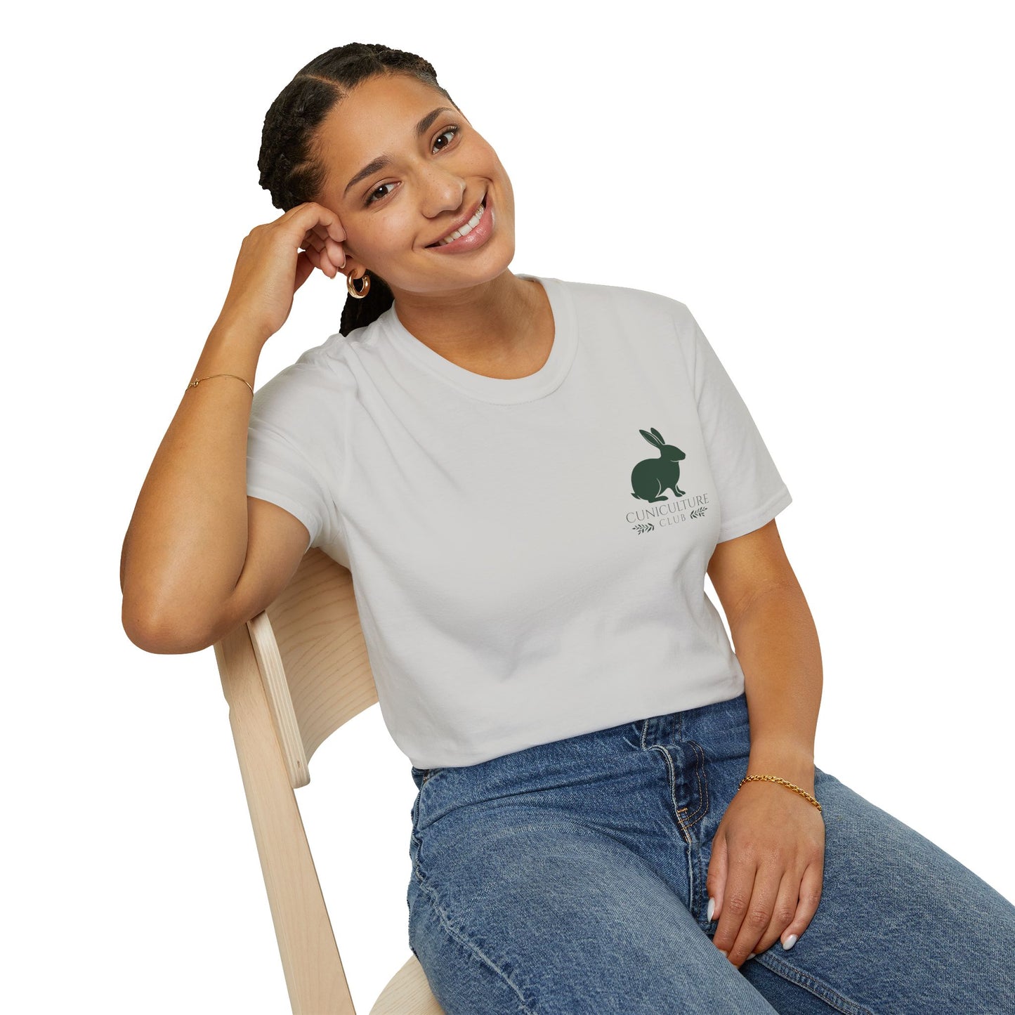 Cuniculture Club Classic Mini Logo Tee – CC Merch Collection Essential - Unisex Softstyle T-Shirt