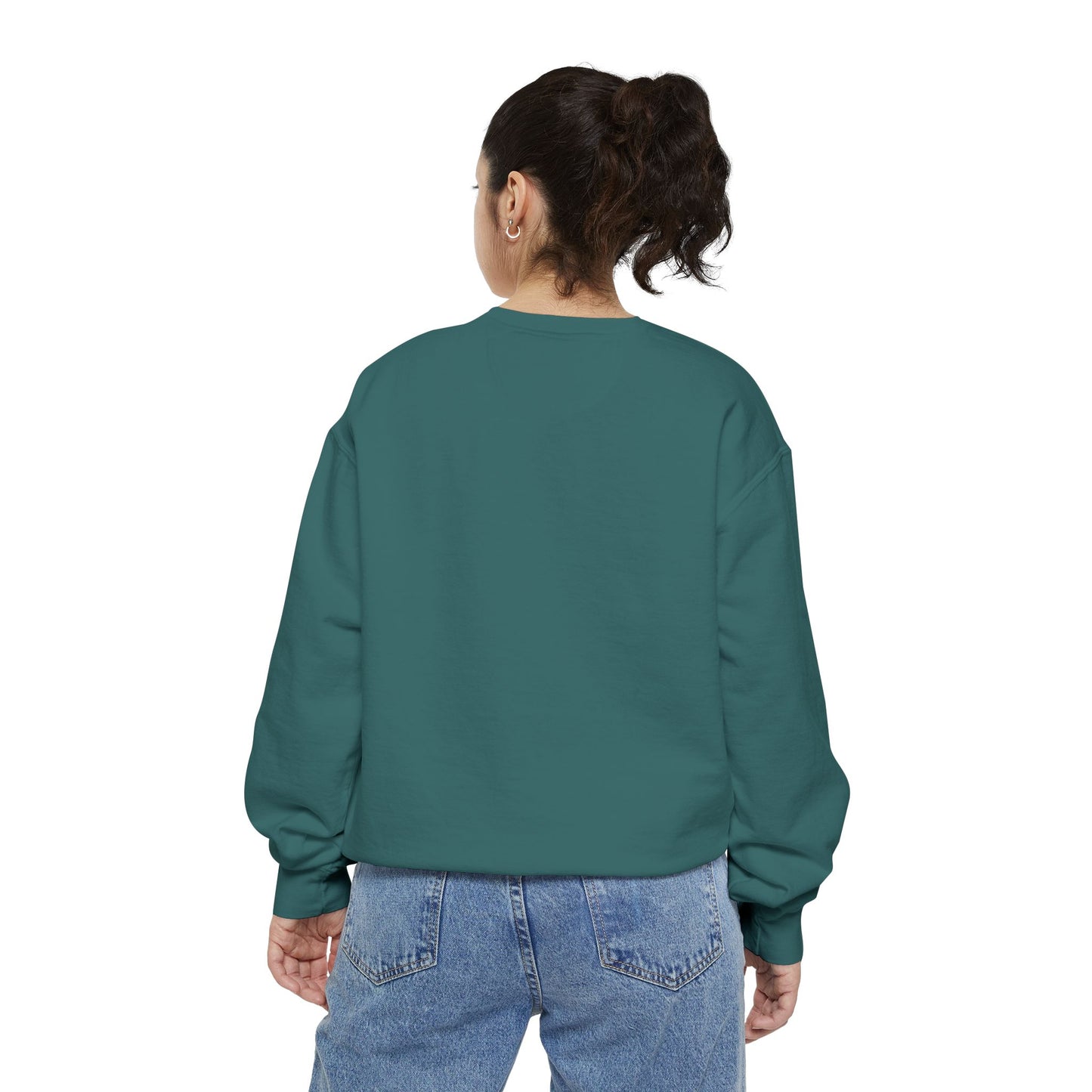 Girls Will Be Girls Rabbit Witch Circle – Garment-Dyed Bunny Sweatshirt | Halloween & Fall Collection