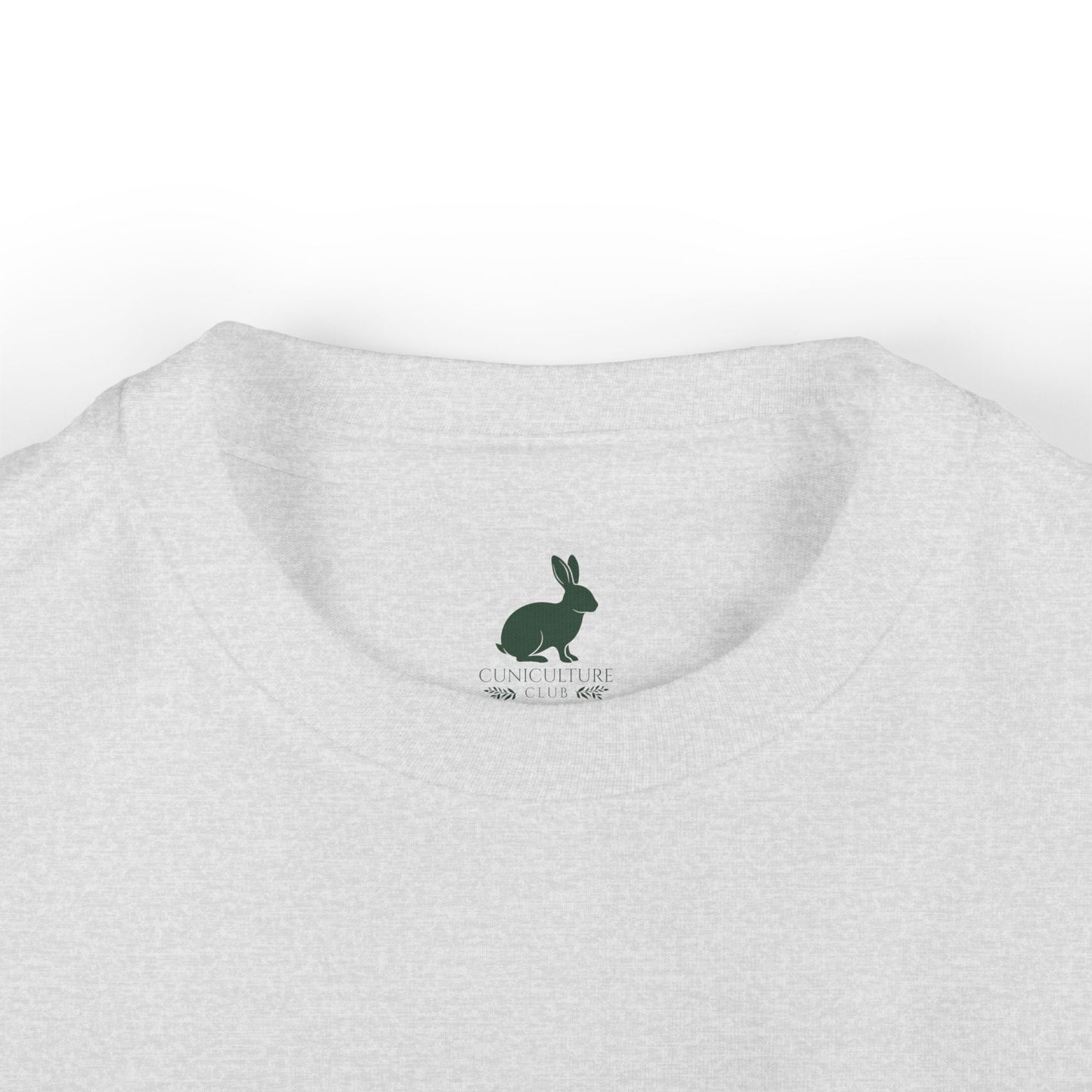 Hoppy Clover Club – Infant Fine Jersey Bunny Tee - Cute Rabbit Baby T-Shirt - Toddler Shirt