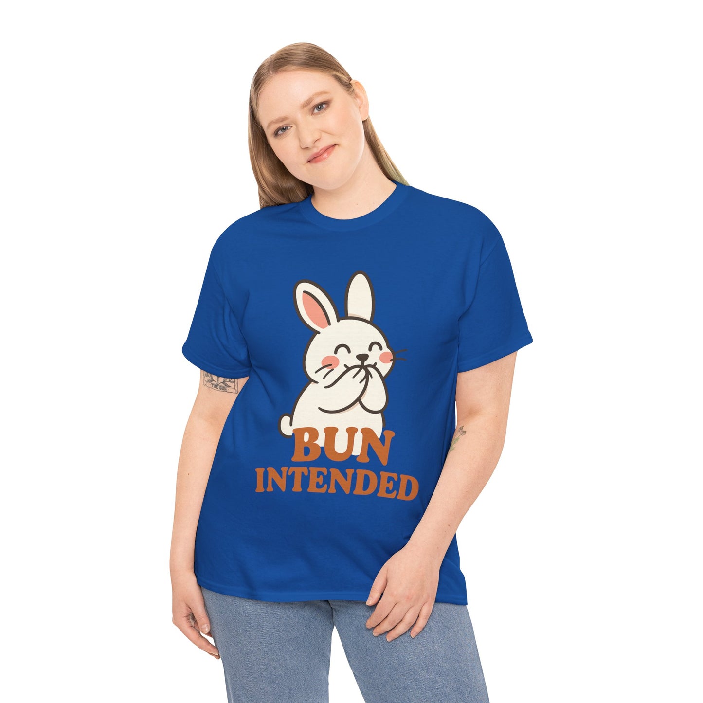 Cute Bunny Graphic Tee - Unisex Heavy Cotton Tee, Animal Lover Shirt, Easter Gift, Funny T-Shirt, Spring Fashion