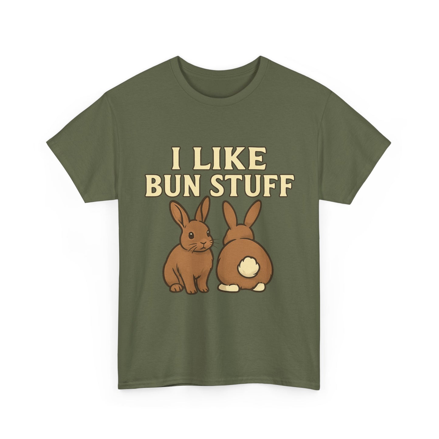 I Like Bun Stuff Tee - Rabbit T-Shirt - Gift for Bunny Lovers - Funny Animal Apparel - Bun Pun