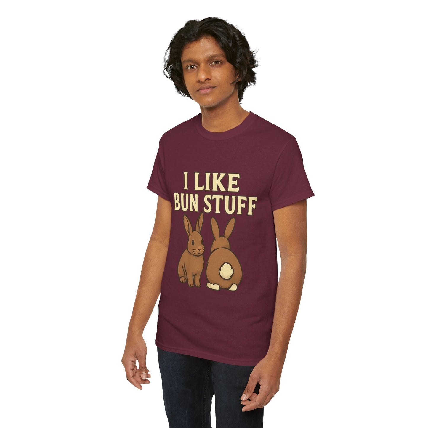 I Like Bun Stuff Tee - Rabbit T-Shirt - Gift for Bunny Lovers - Funny Animal Apparel - Bun Pun