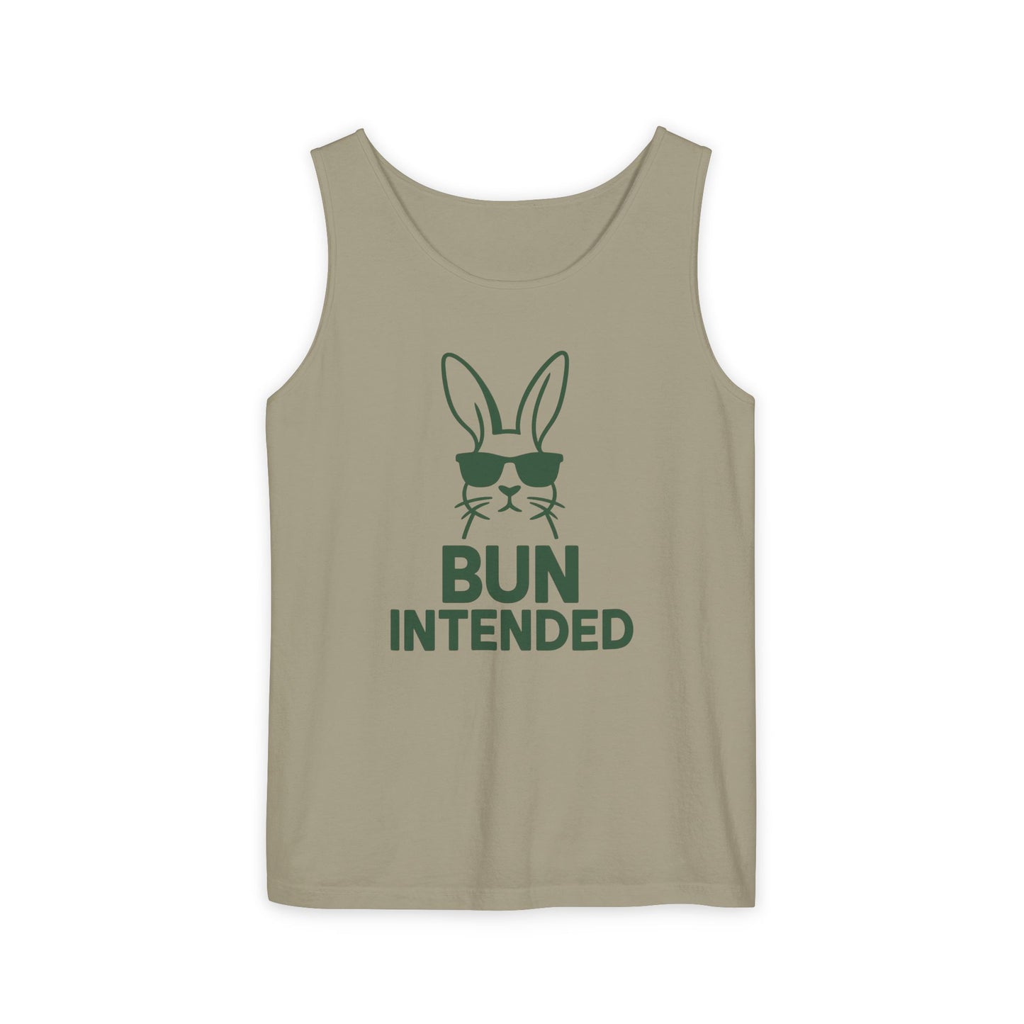 “Bun Intended” Funny Rabbit Tank Top – Unisex Summer Bunny Shirt