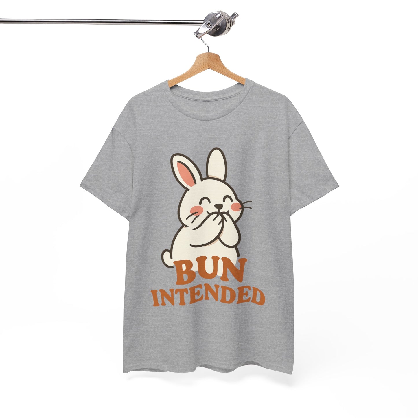 Cute Bunny Graphic Tee - Unisex Heavy Cotton Tee, Animal Lover Shirt, Easter Gift, Funny T-Shirt, Spring Fashion