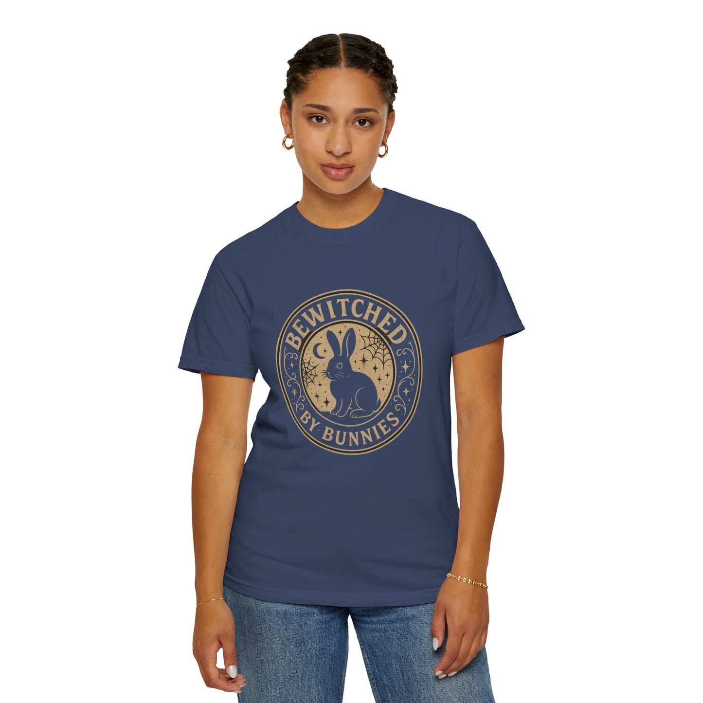 Bewitched by Bunnies Unisex T-shirt | Rabbit Enthusiast Tee - Halloween & Fall Collection