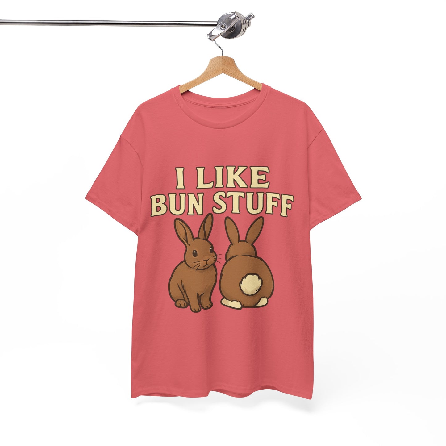 I Like Bun Stuff Tee - Rabbit T-Shirt - Gift for Bunny Lovers - Funny Animal Apparel - Bun Pun