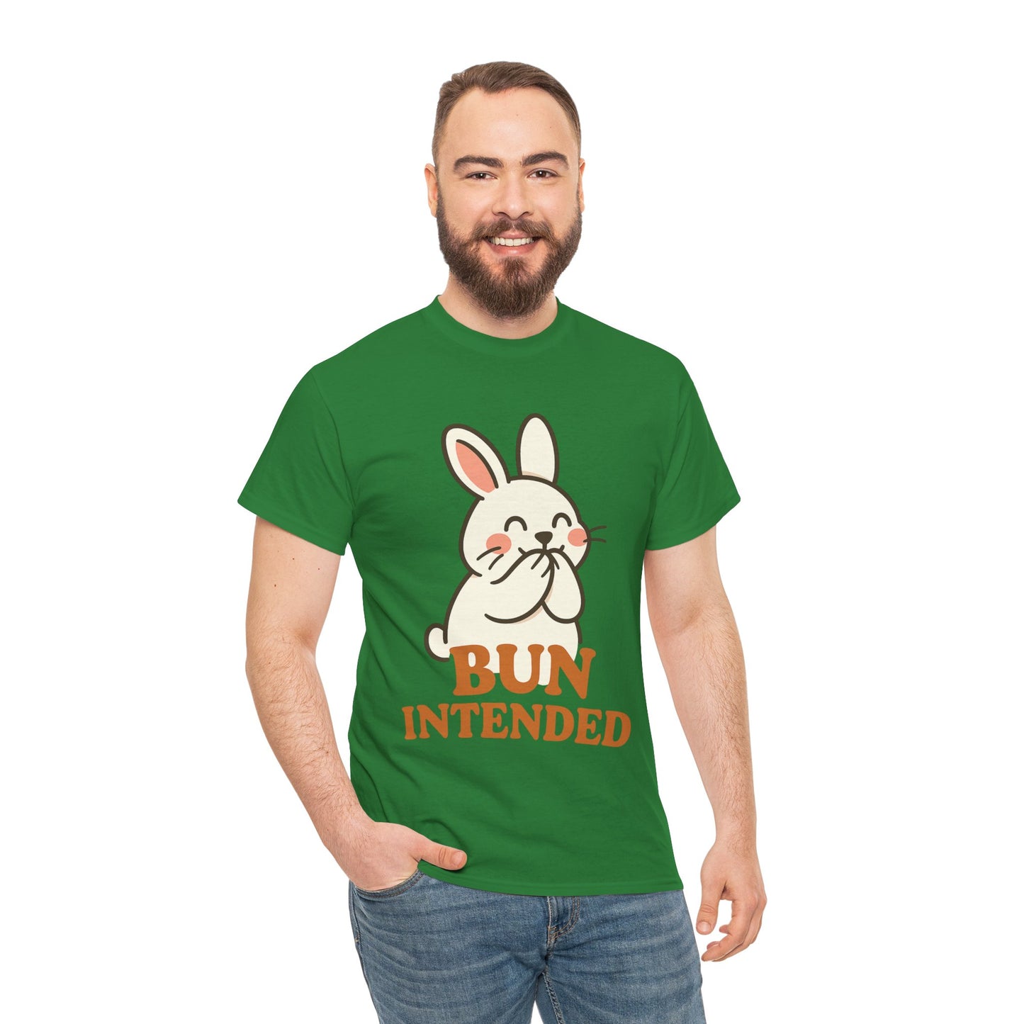 Cute Bunny Graphic Tee - Unisex Heavy Cotton Tee, Animal Lover Shirt, Easter Gift, Funny T-Shirt, Spring Fashion
