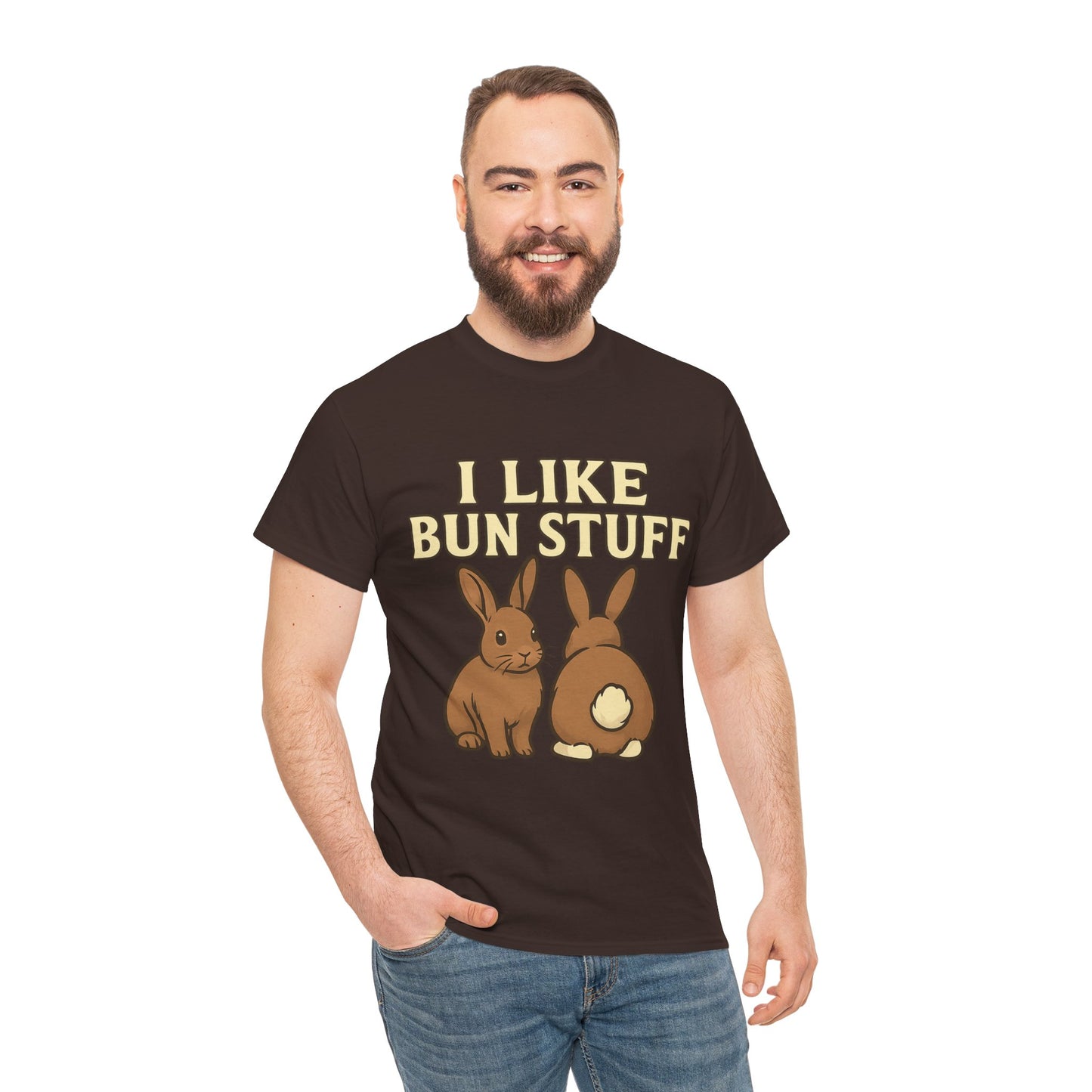 I Like Bun Stuff Tee - Rabbit T-Shirt - Gift for Bunny Lovers - Funny Animal Apparel - Bun Pun
