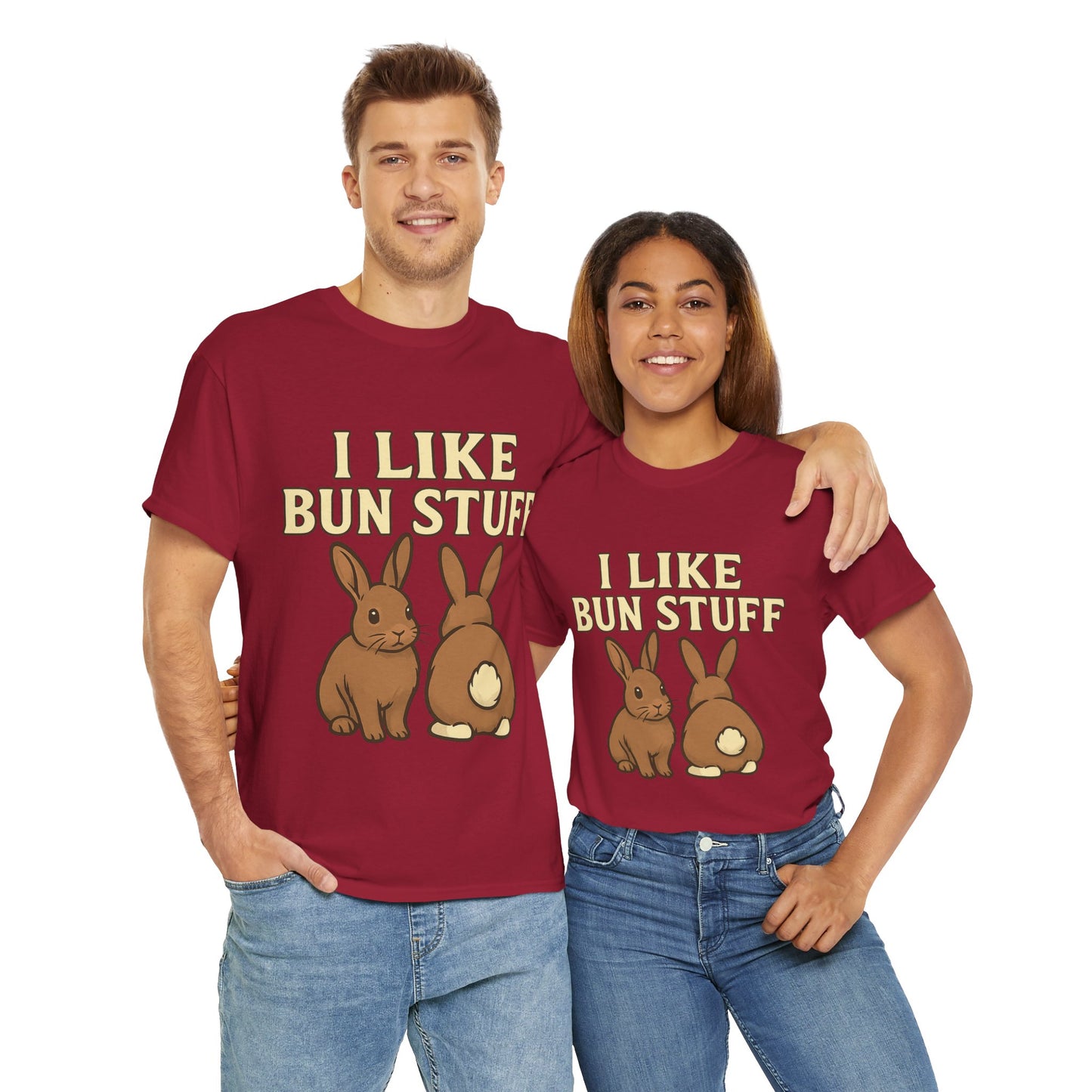 I Like Bun Stuff Tee - Rabbit T-Shirt - Gift for Bunny Lovers - Funny Animal Apparel - Bun Pun