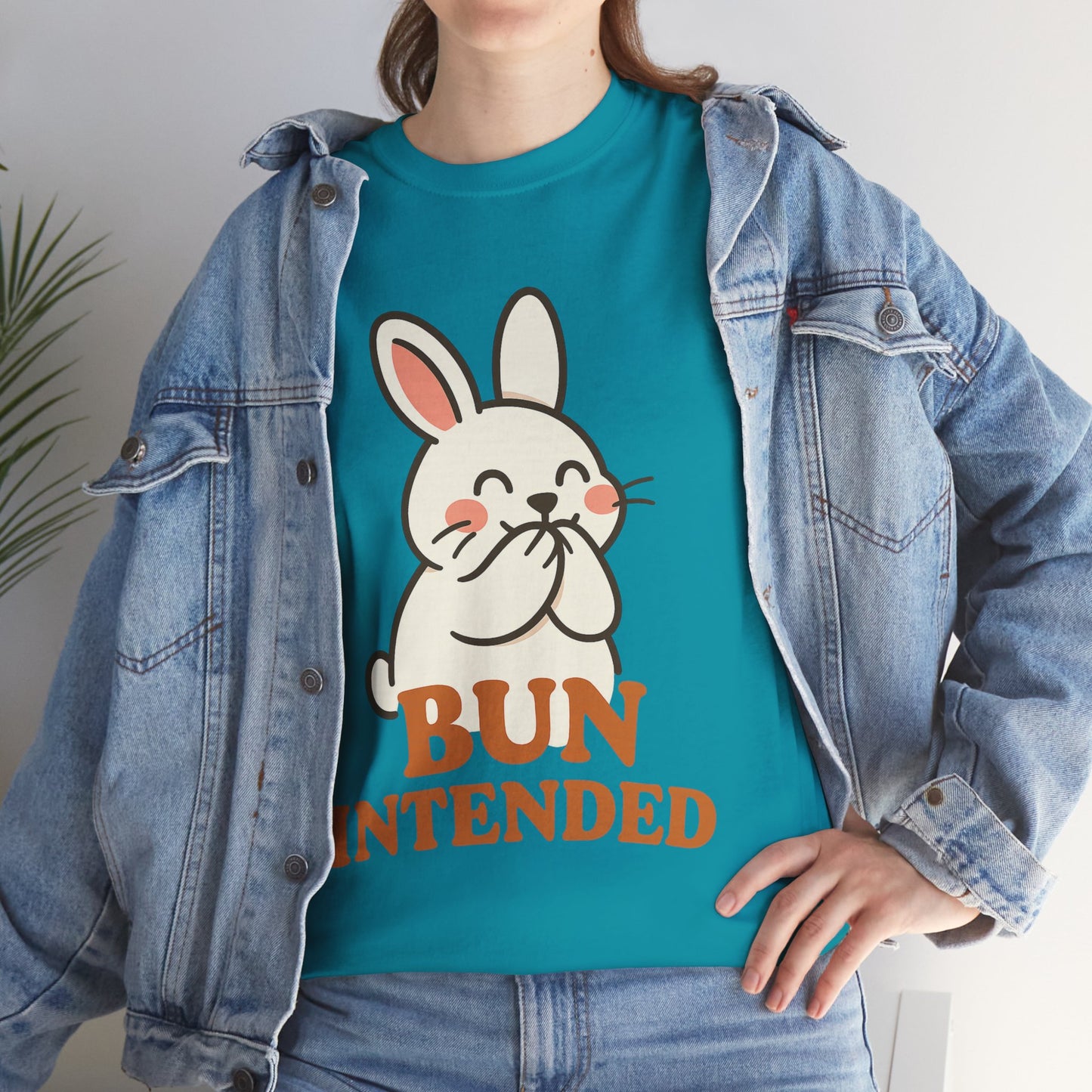 Cute Bunny Graphic Tee - Unisex Heavy Cotton Tee, Animal Lover Shirt, Easter Gift, Funny T-Shirt, Spring Fashion