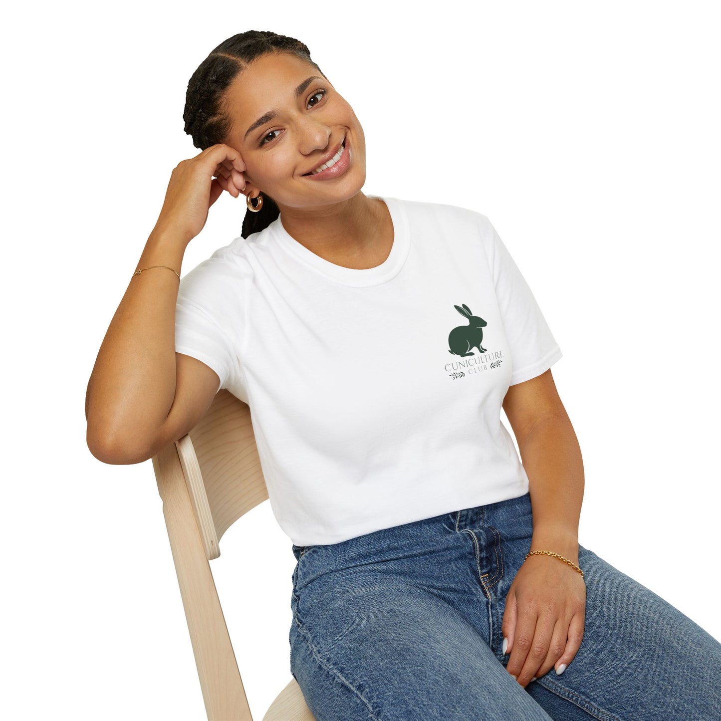 Cuniculture Club Classic Mini Logo Tee – CC Merch Collection Essential - Unisex Softstyle T-Shirt