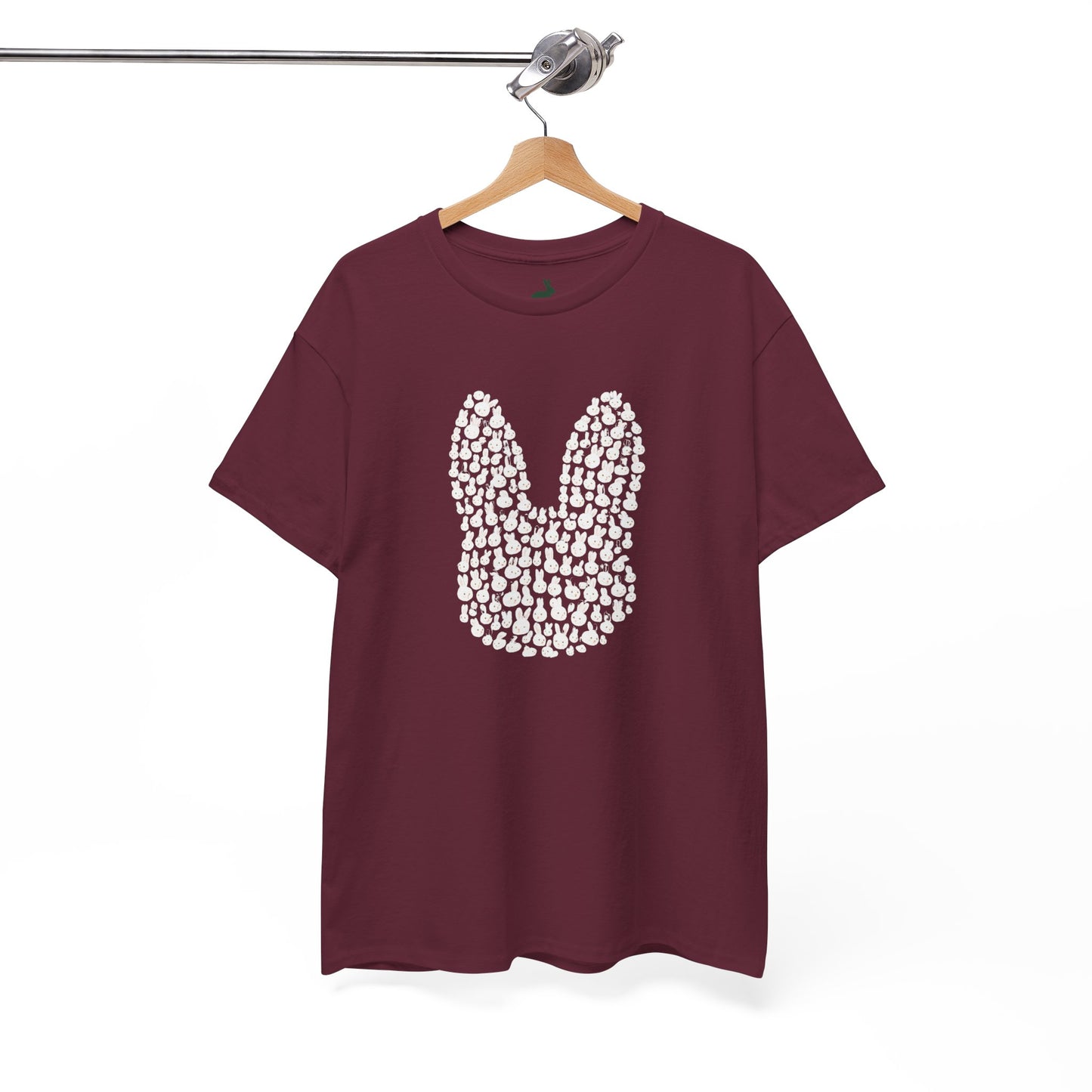 “Bun Within a Bun” Rabbit Head Shirt – Cuniculture Club Original - Cute Bunny Graphic Tee - Unisex Heavy Cotton T-Shirt