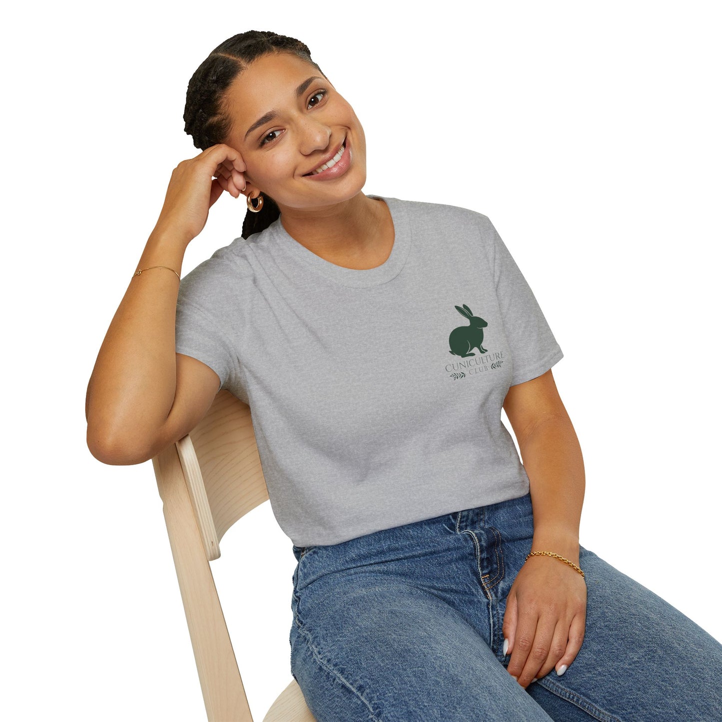 Cuniculture Club Classic Mini Logo Tee – CC Merch Collection Essential - Unisex Softstyle T-Shirt