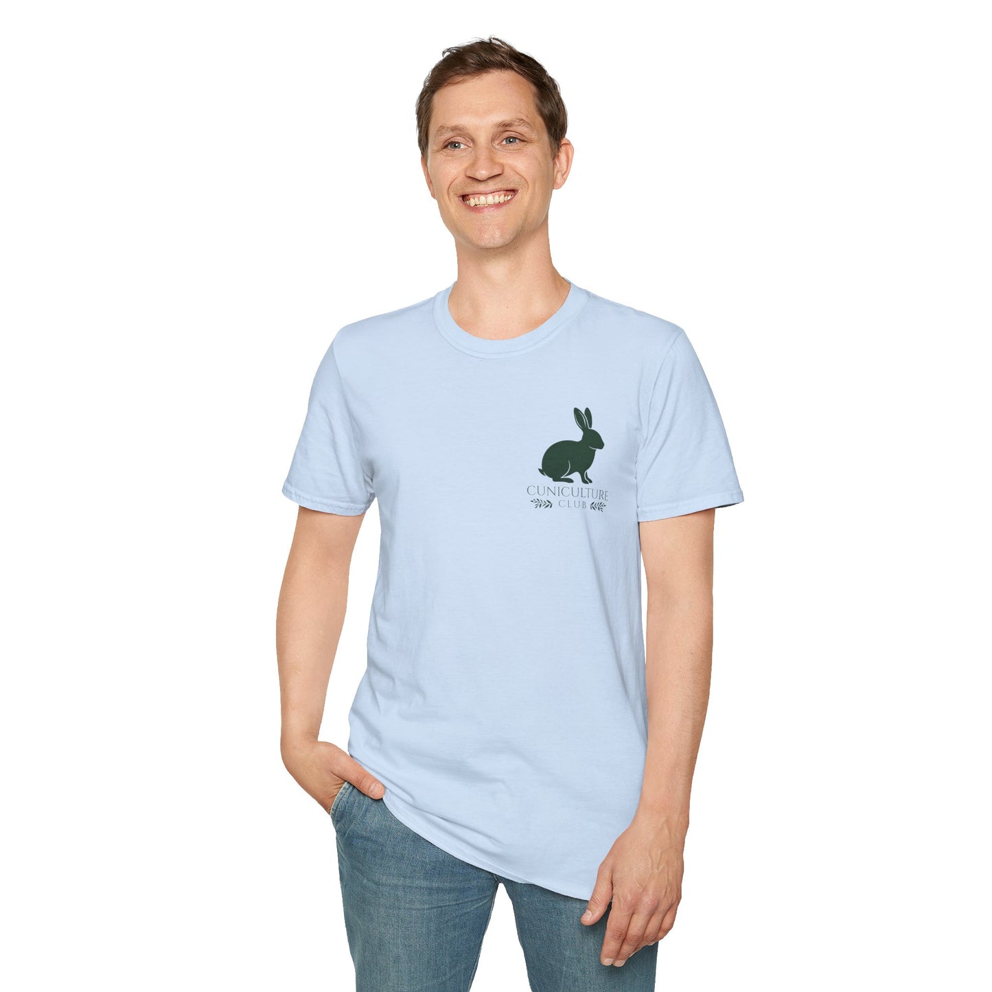 Cuniculture Club Classic Mini Logo Tee – CC Merch Collection Essential - Unisex Softstyle T-Shirt