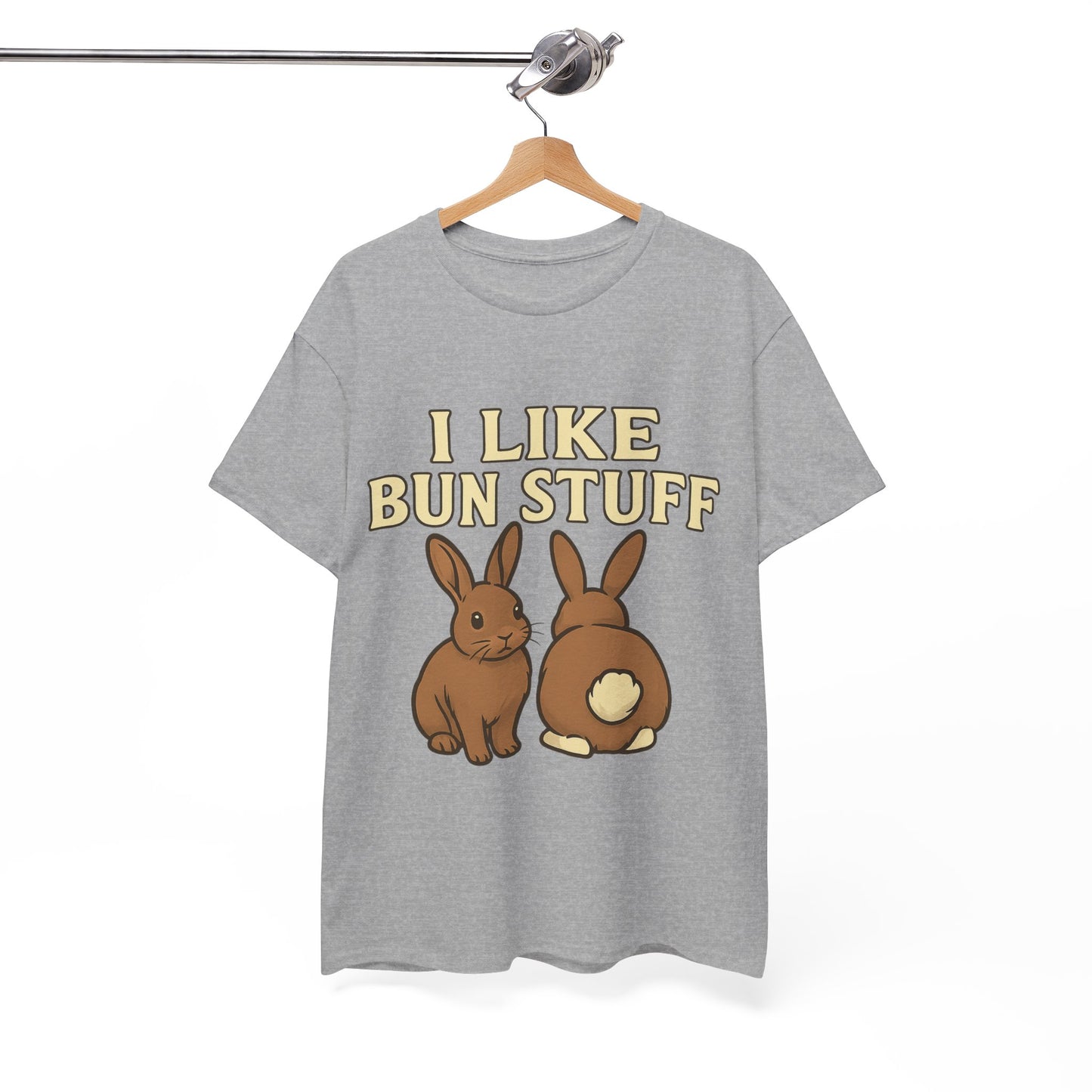 I Like Bun Stuff Tee - Rabbit T-Shirt - Gift for Bunny Lovers - Funny Animal Apparel - Bun Pun