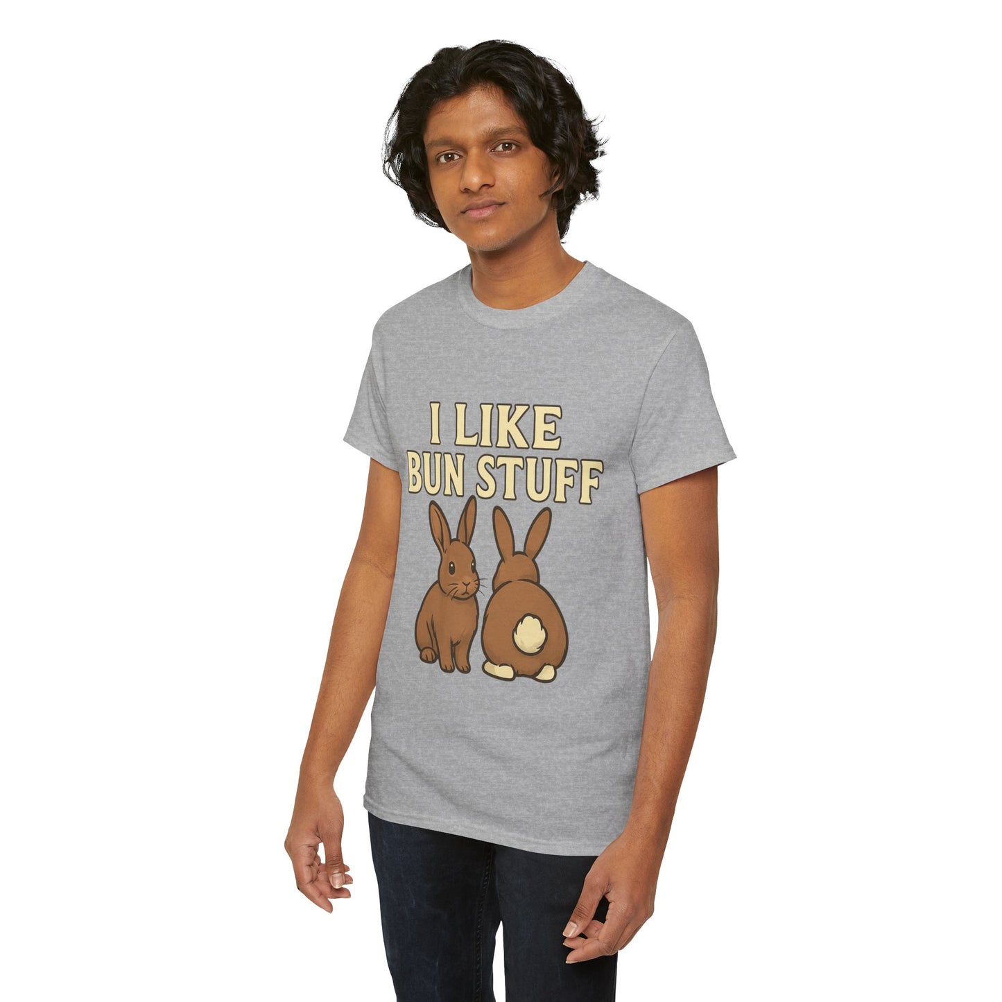 I Like Bun Stuff Tee - Rabbit T-Shirt - Gift for Bunny Lovers - Funny Animal Apparel - Bun Pun