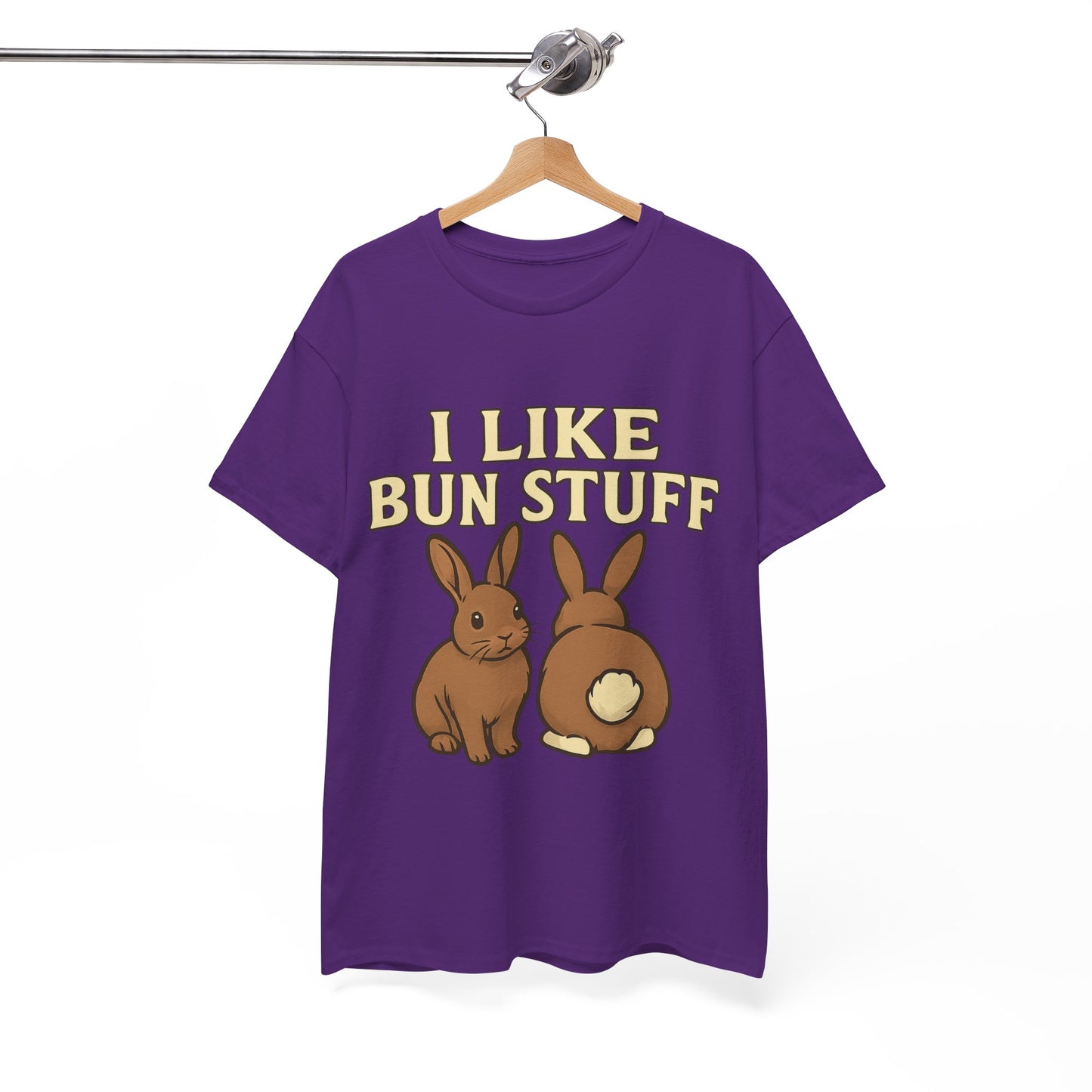 I Like Bun Stuff Tee - Rabbit T-Shirt - Gift for Bunny Lovers - Funny Animal Apparel - Bun Pun