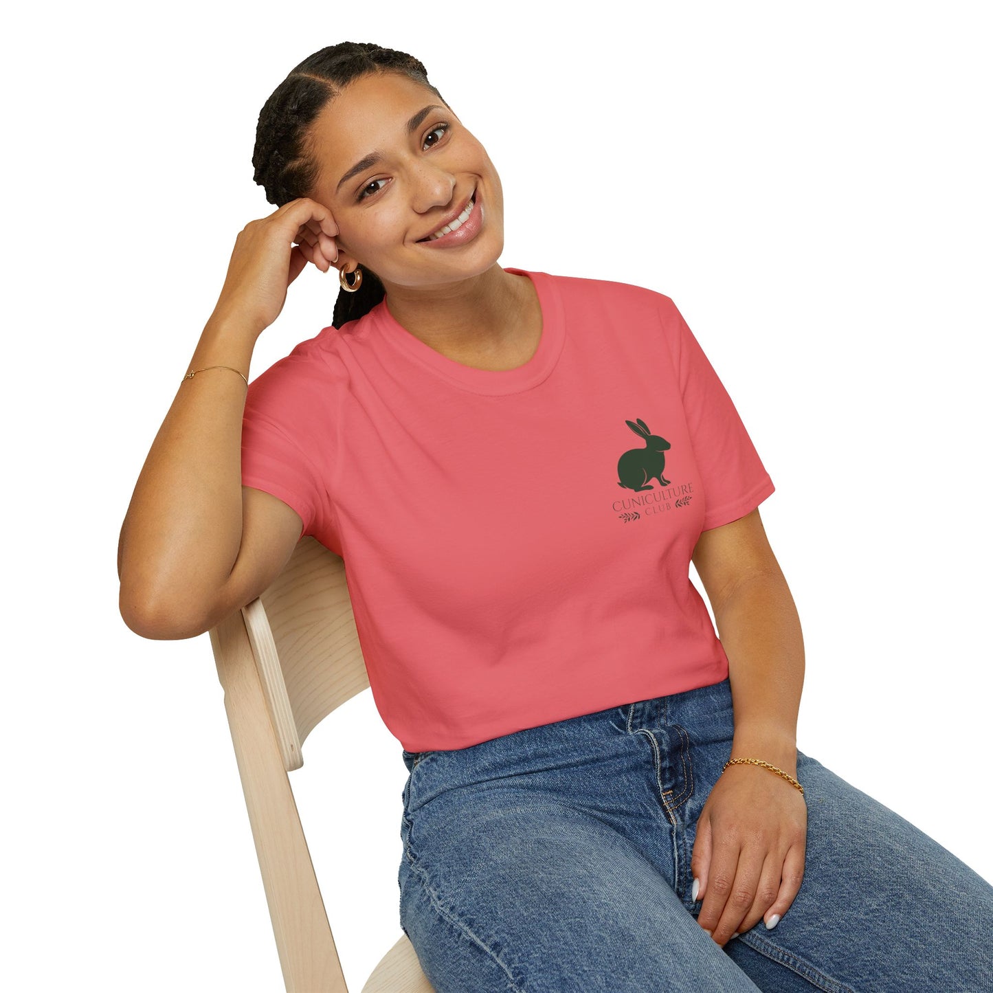 Cuniculture Club Classic Mini Logo Tee – CC Merch Collection Essential - Unisex Softstyle T-Shirt