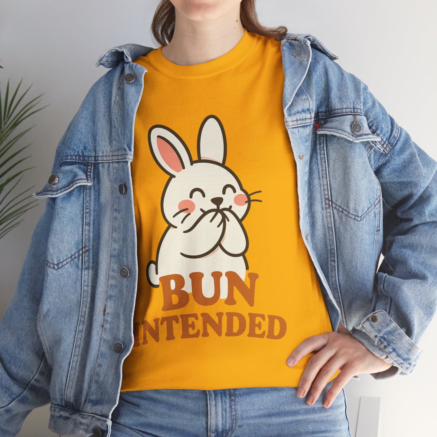 Cute Bunny Graphic Tee - Unisex Heavy Cotton Tee, Animal Lover Shirt, Easter Gift, Funny T-Shirt, Spring Fashion
