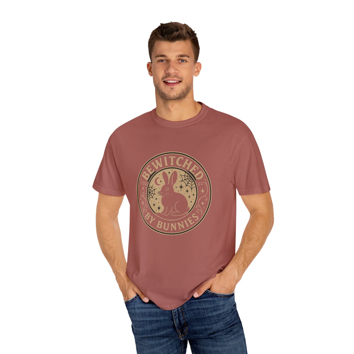 Bewitched by Bunnies Unisex T-shirt | Rabbit Enthusiast Tee - Halloween & Fall Collection