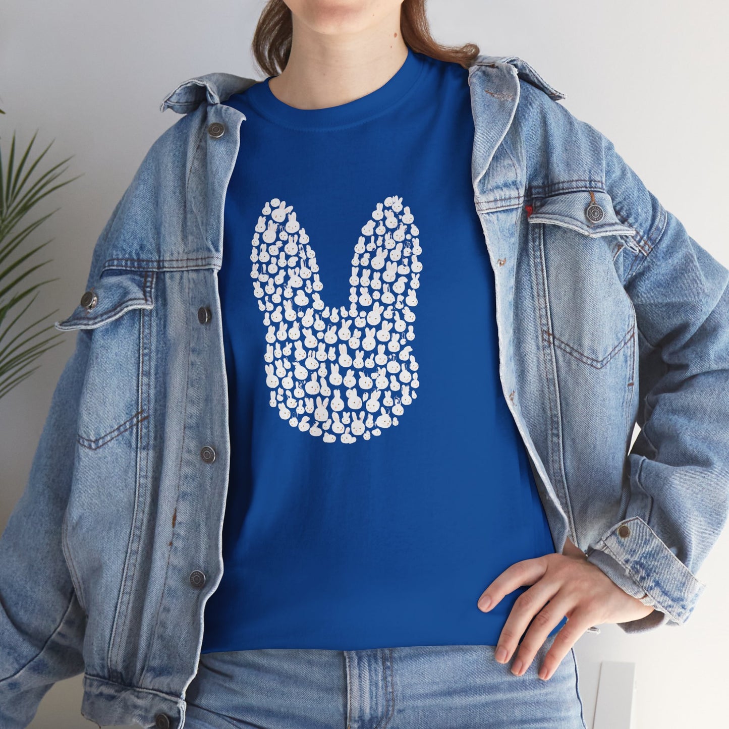 “Bun Within a Bun” Rabbit Head Shirt – Cuniculture Club Original - Cute Bunny Graphic Tee - Unisex Heavy Cotton T-Shirt