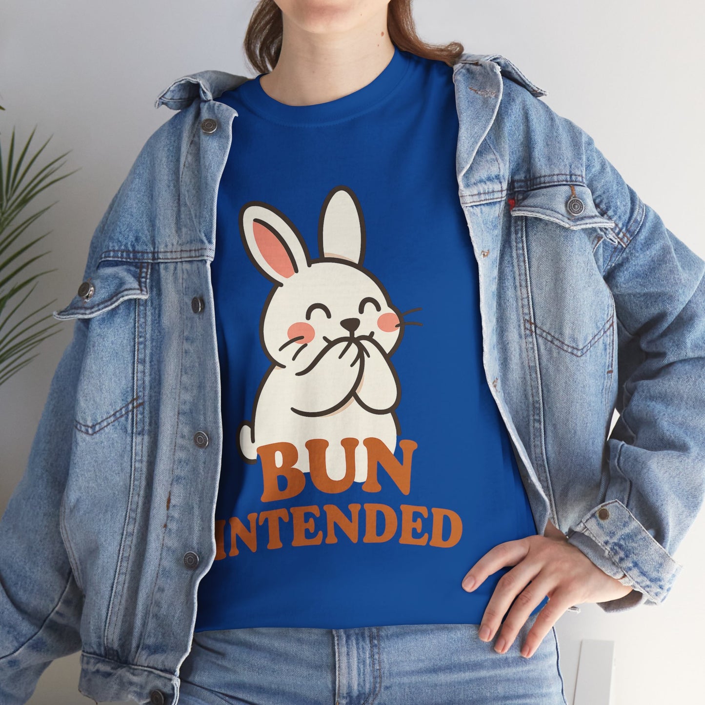 Cute Bunny Graphic Tee - Unisex Heavy Cotton Tee, Animal Lover Shirt, Easter Gift, Funny T-Shirt, Spring Fashion