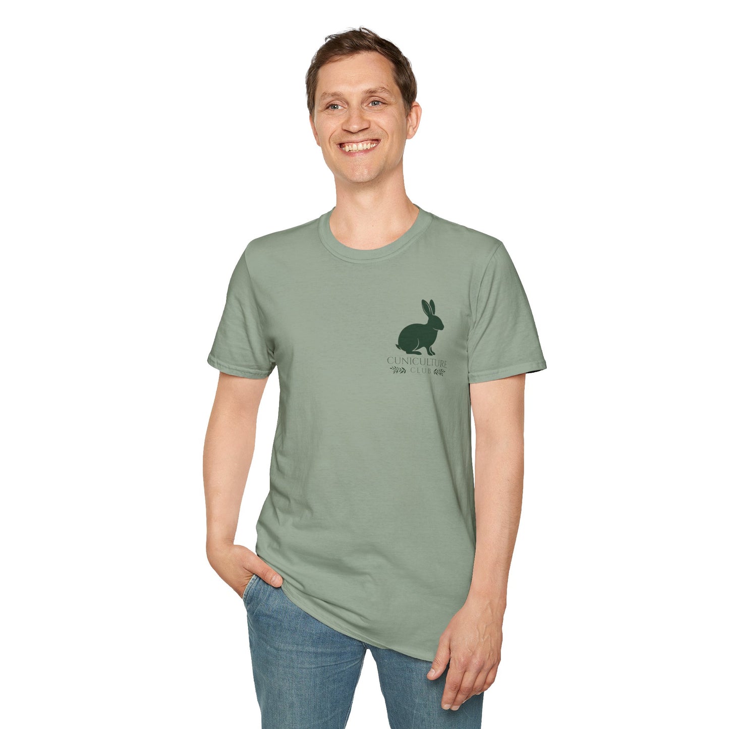 Cuniculture Club Classic Mini Logo Tee – CC Merch Collection Essential - Unisex Softstyle T-Shirt