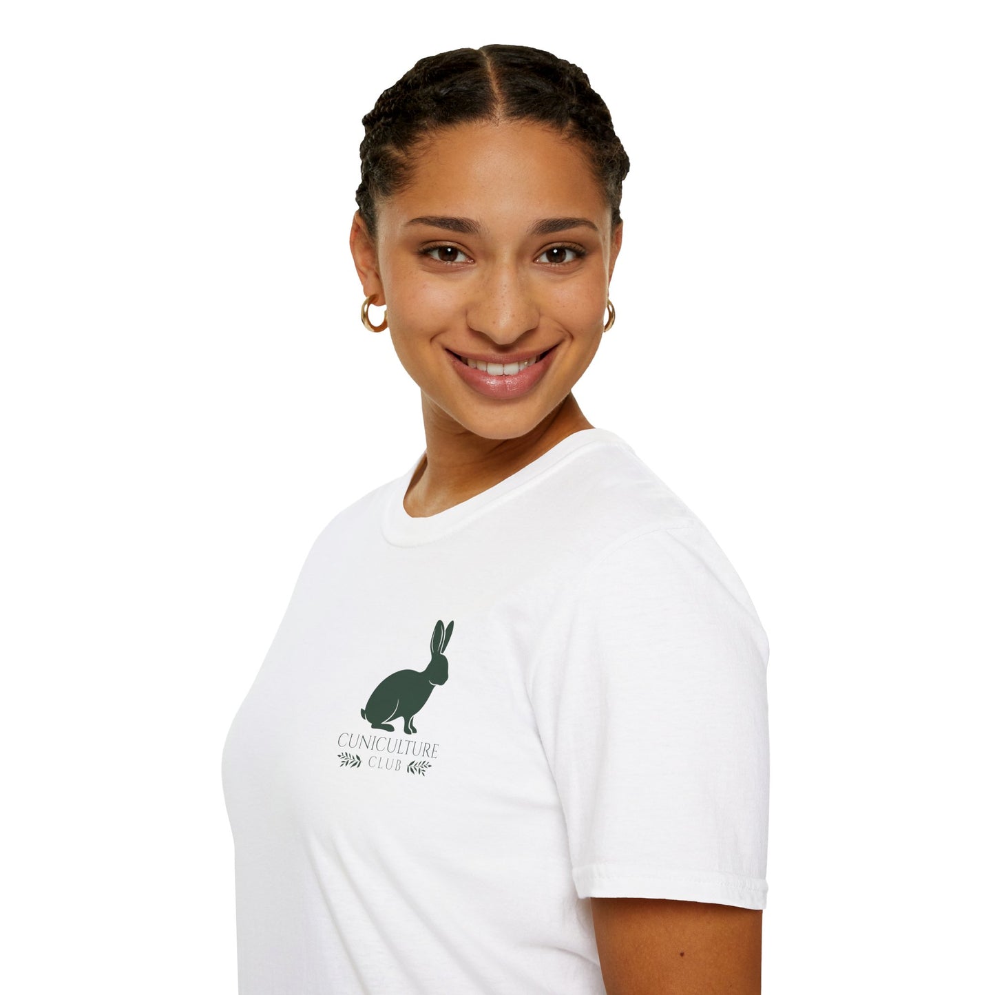 Cuniculture Club Classic Mini Logo Tee – CC Merch Collection Essential - Unisex Softstyle T-Shirt