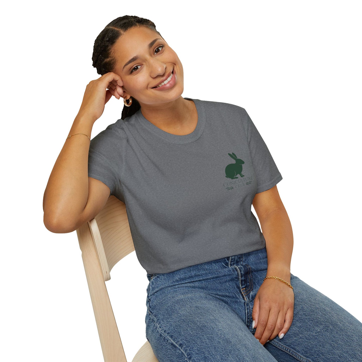 Cuniculture Club Classic Mini Logo Tee – CC Merch Collection Essential - Unisex Softstyle T-Shirt