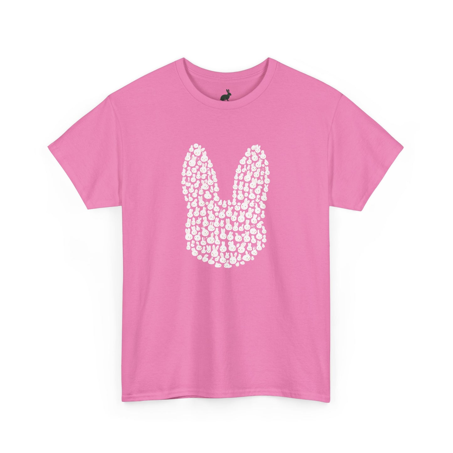 “Bun Within a Bun” Rabbit Head Shirt – Cuniculture Club Original - Cute Bunny Graphic Tee - Unisex Heavy Cotton T-Shirt