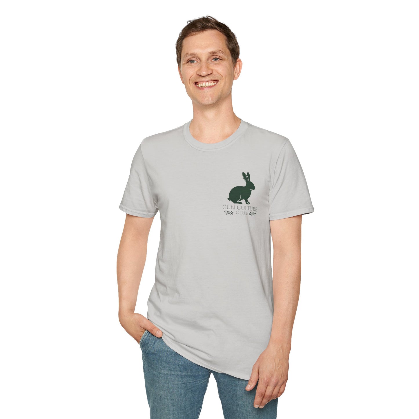Cuniculture Club Classic Mini Logo Tee – CC Merch Collection Essential - Unisex Softstyle T-Shirt