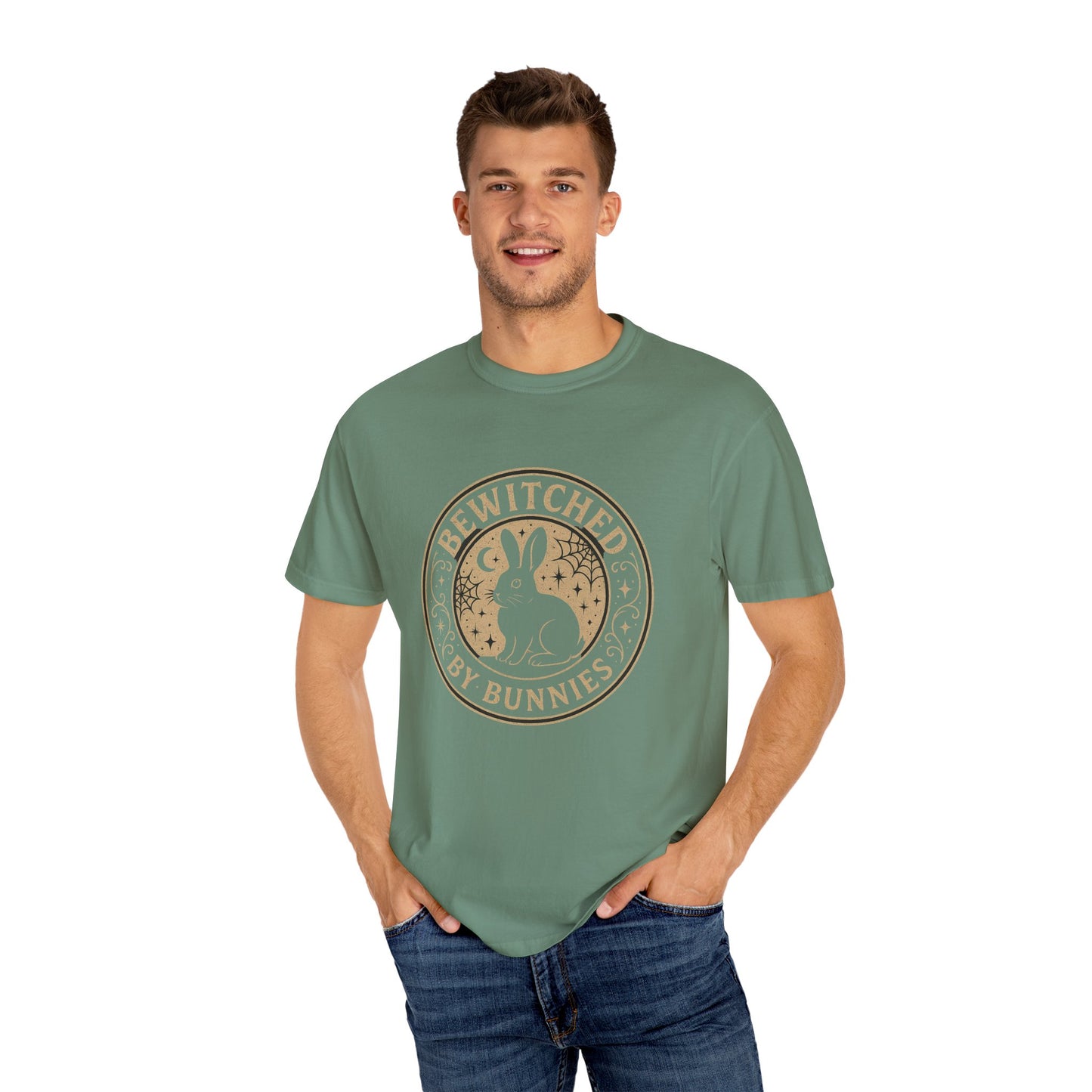Bewitched by Bunnies Unisex T-shirt | Rabbit Enthusiast Tee - Halloween & Fall Collection