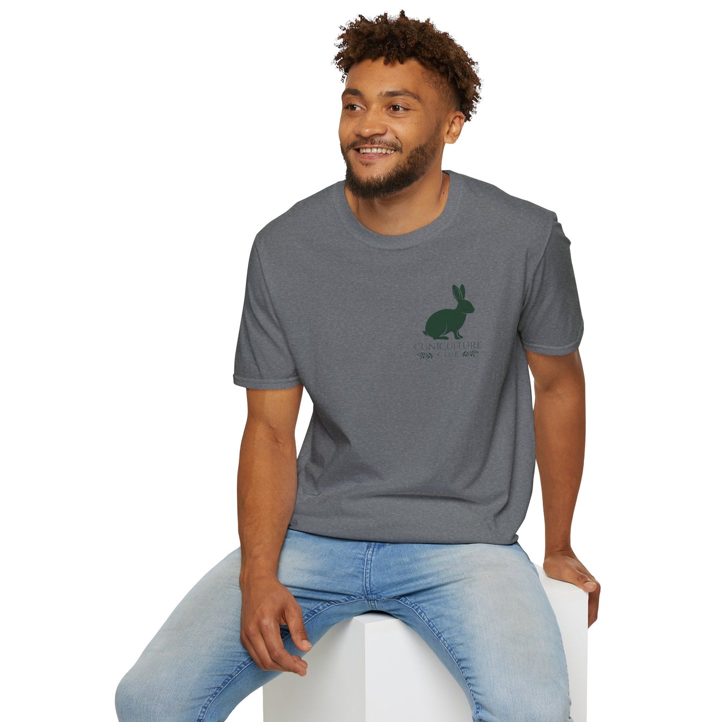 Cuniculture Club Classic Mini Logo Tee – CC Merch Collection Essential - Unisex Softstyle T-Shirt