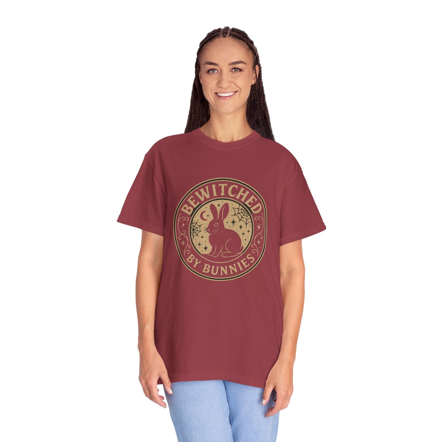 Bewitched by Bunnies Unisex T-shirt | Rabbit Enthusiast Tee - Halloween & Fall Collection