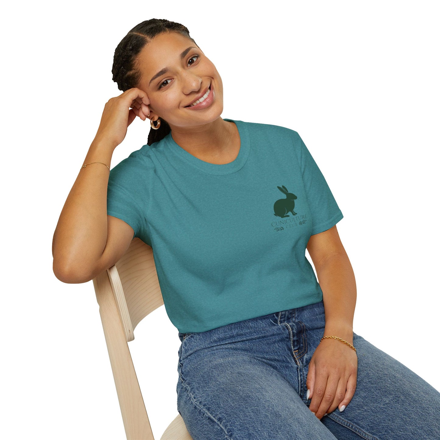 Cuniculture Club Classic Mini Logo Tee – CC Merch Collection Essential - Unisex Softstyle T-Shirt