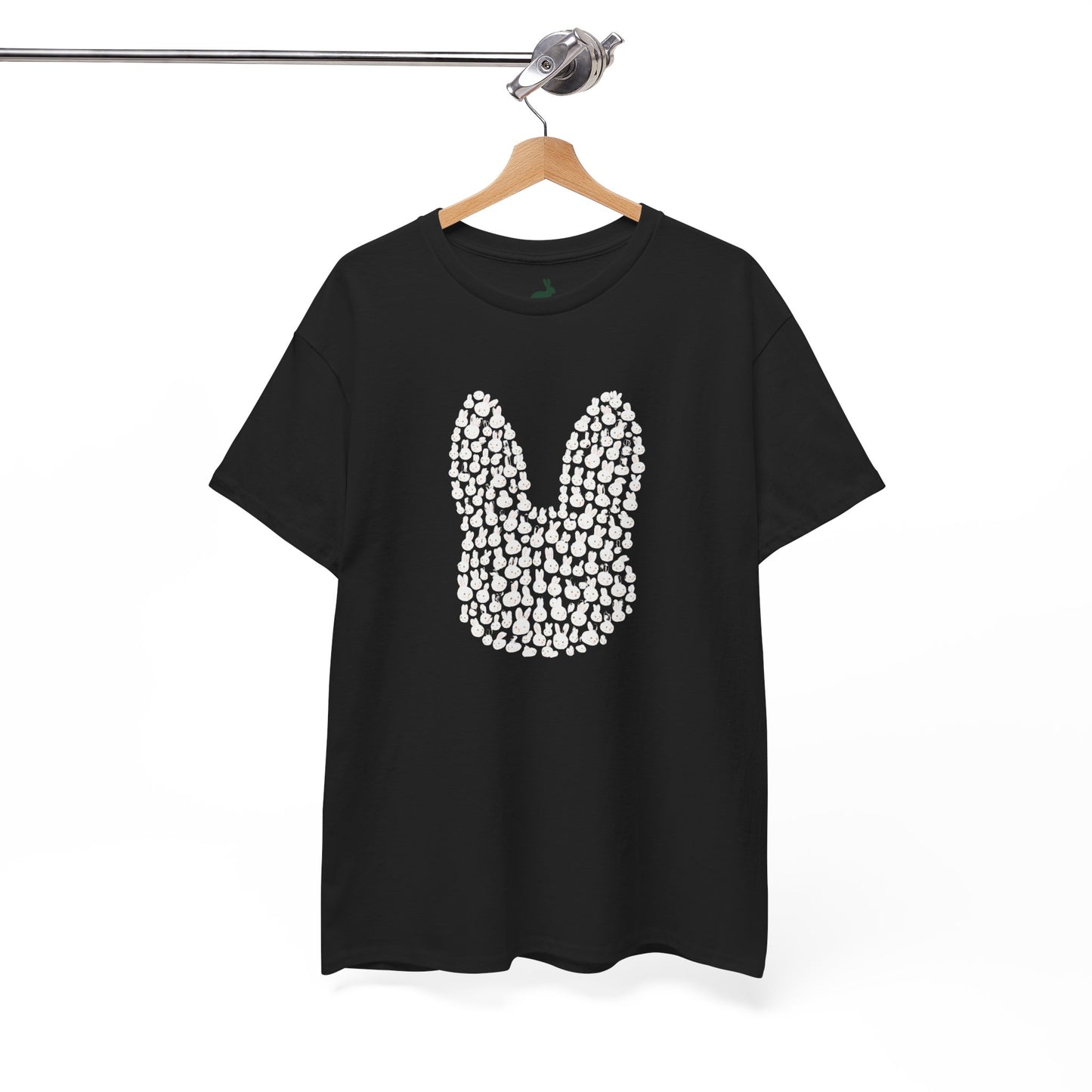 “Bun Within a Bun” Rabbit Head Shirt – Cuniculture Club Original - Cute Bunny Graphic Tee - Unisex Heavy Cotton T-Shirt