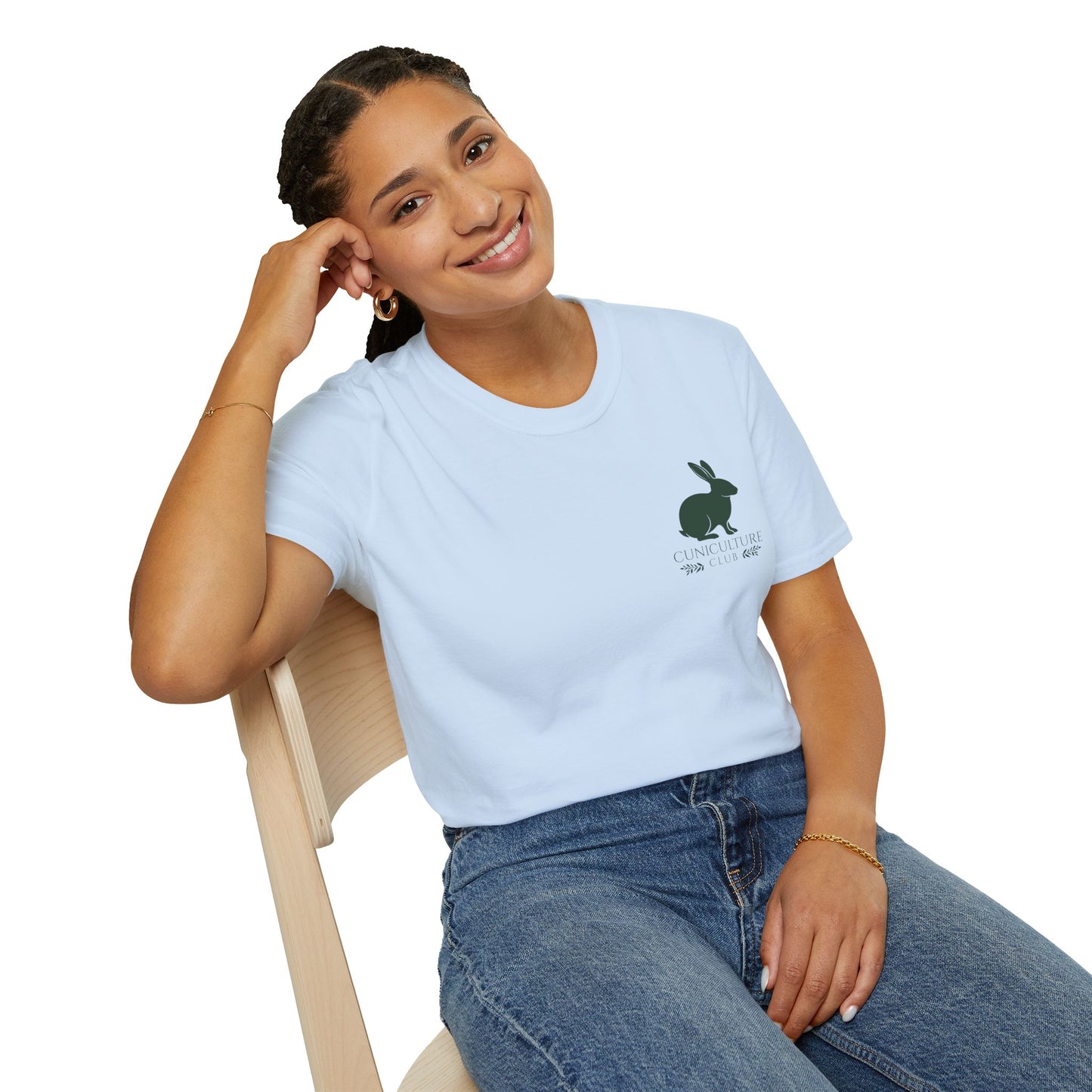 Cuniculture Club Classic Mini Logo Tee – CC Merch Collection Essential - Unisex Softstyle T-Shirt
