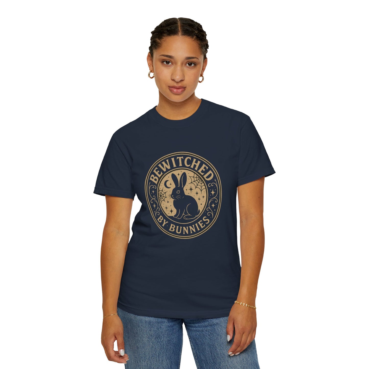 Bewitched by Bunnies Unisex T-shirt | Rabbit Enthusiast Tee - Halloween & Fall Collection