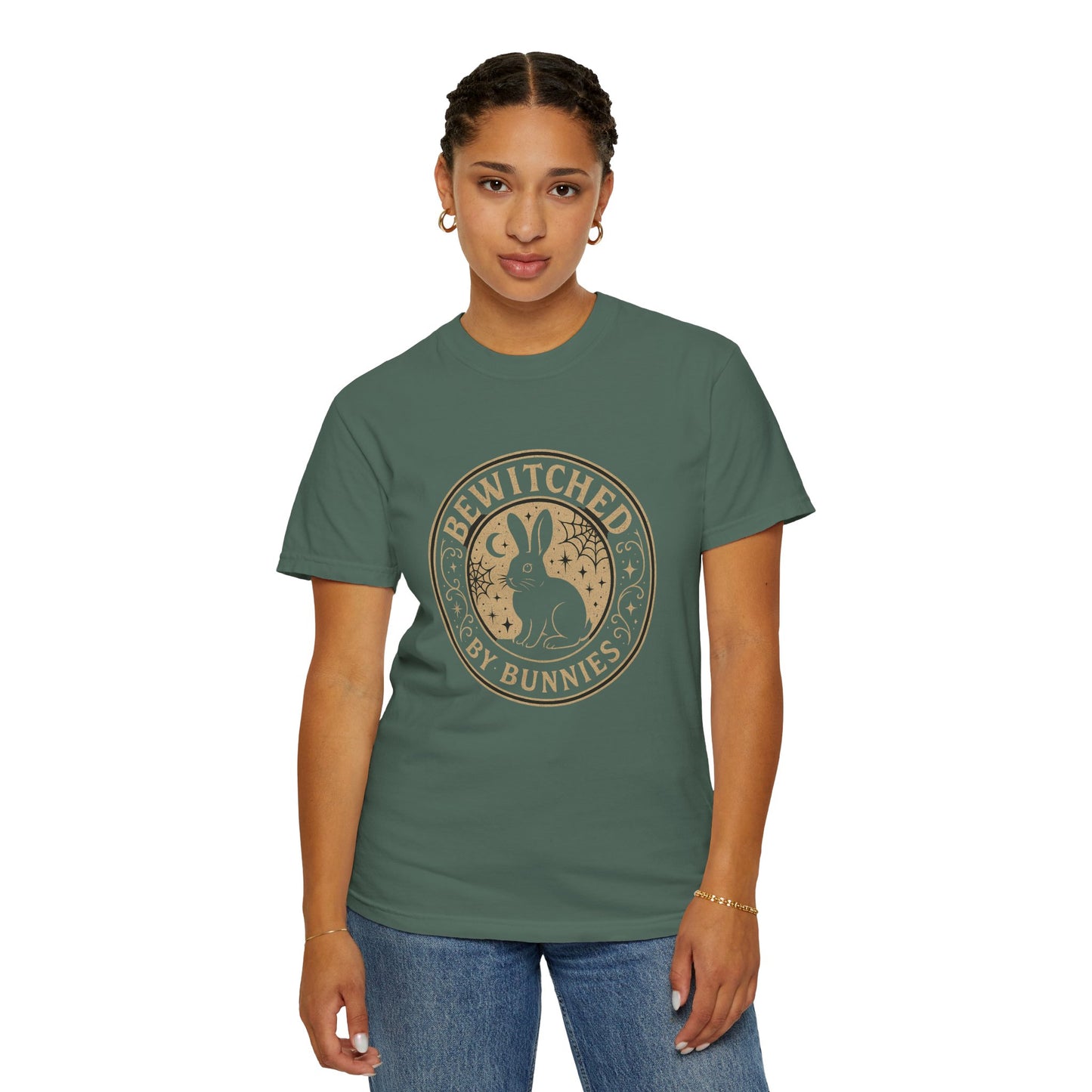 Bewitched by Bunnies Unisex T-shirt | Rabbit Enthusiast Tee - Halloween & Fall Collection