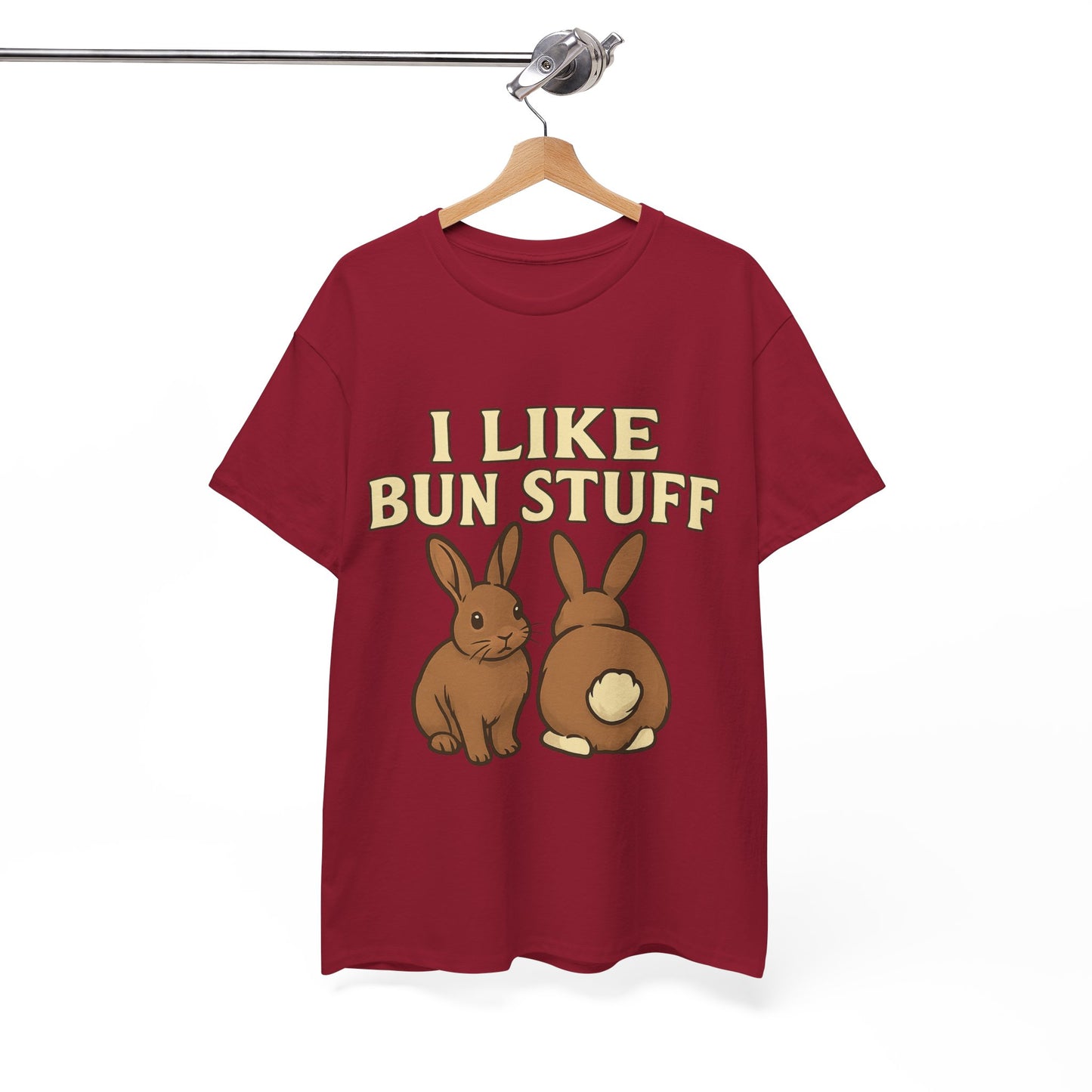 I Like Bun Stuff Tee - Rabbit T-Shirt - Gift for Bunny Lovers - Funny Animal Apparel - Bun Pun