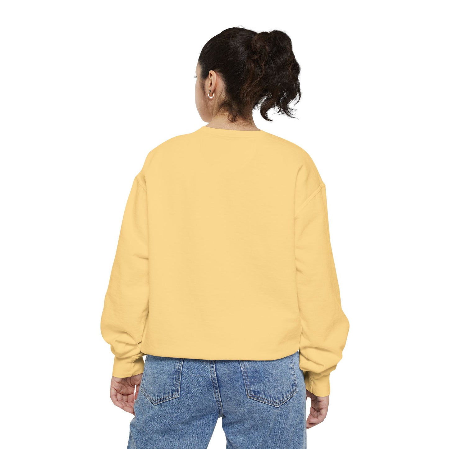 Girls Will Be Girls Rabbit Witch Circle – Garment-Dyed Bunny Sweatshirt | Halloween & Fall Collection
