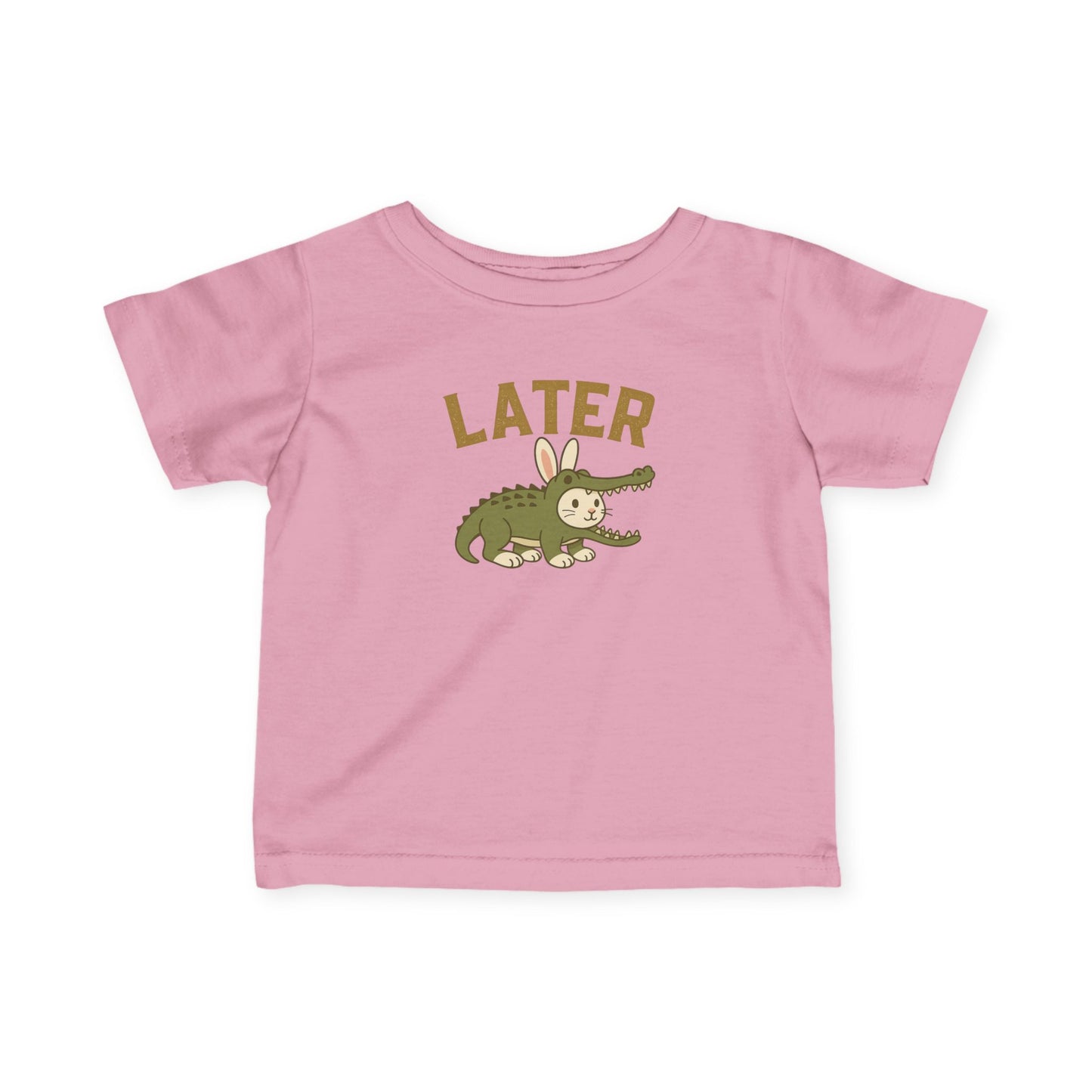 Later Gator Bunny Baby Bunthusiast Tee – Infant & Toddler Fine Jersey Rabbit T-Shirt - 6M–24M