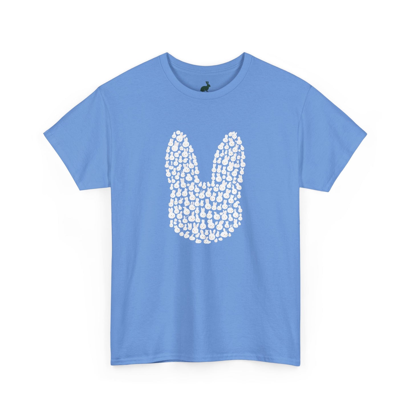 “Bun Within a Bun” Rabbit Head Shirt – Cuniculture Club Original - Cute Bunny Graphic Tee - Unisex Heavy Cotton T-Shirt