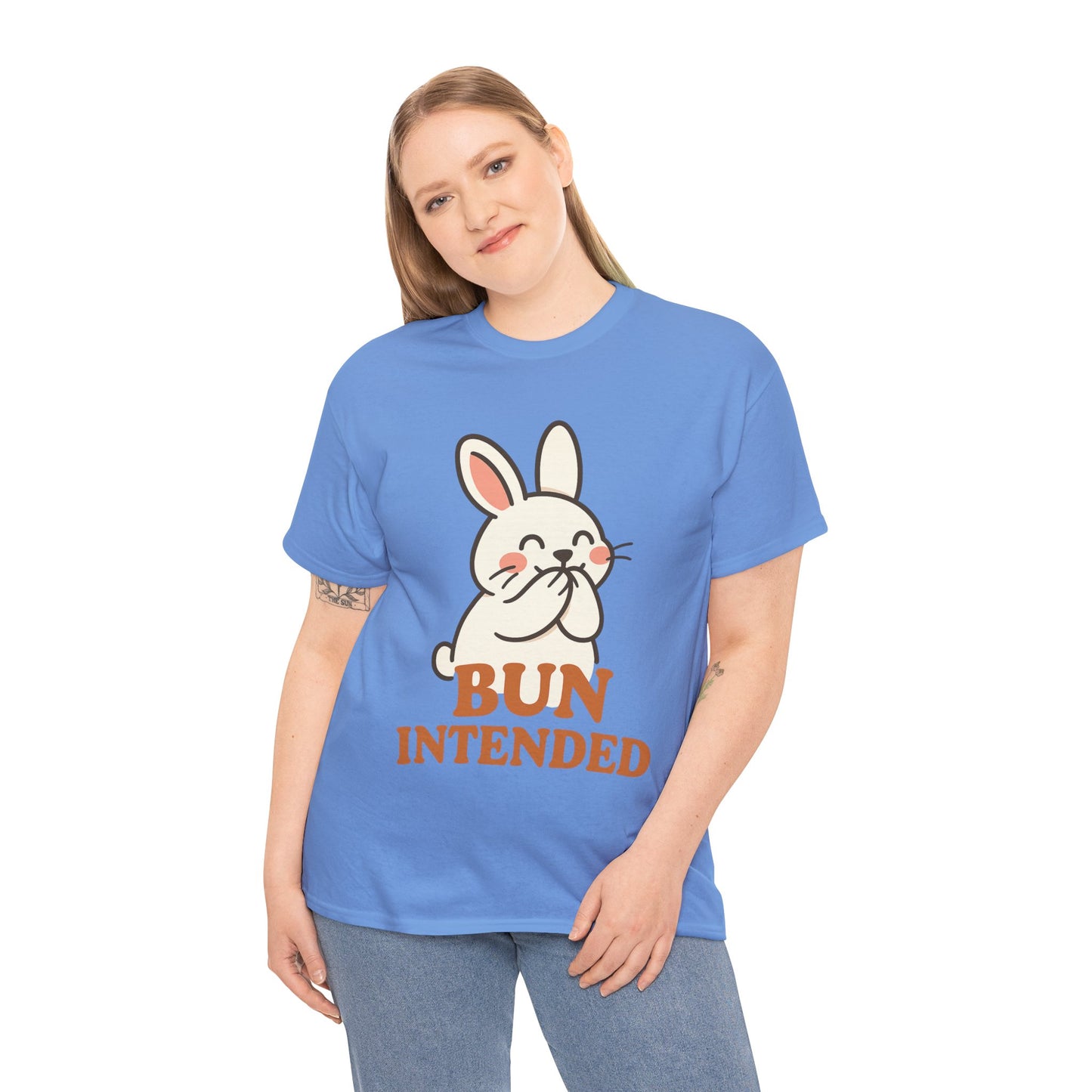 Cute Bunny Graphic Tee - Unisex Heavy Cotton Tee, Animal Lover Shirt, Easter Gift, Funny T-Shirt, Spring Fashion
