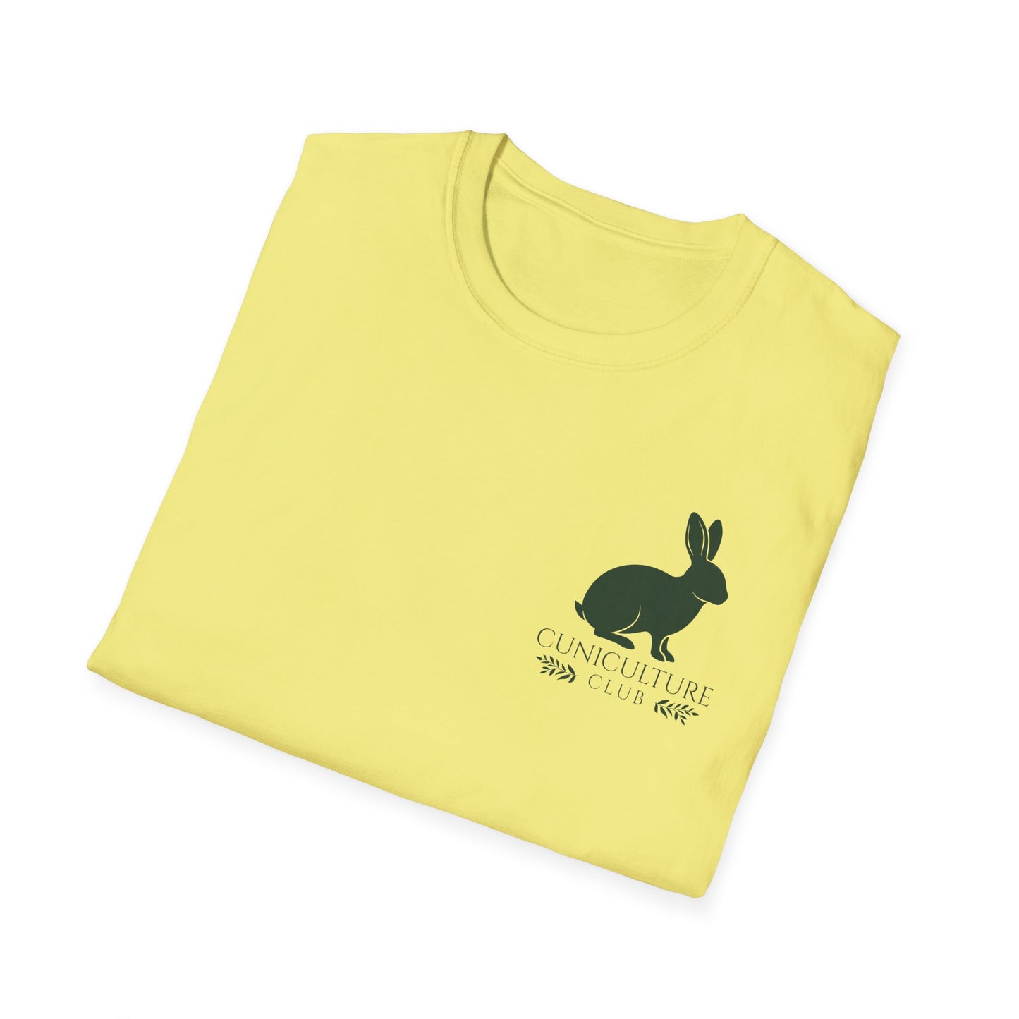 Cuniculture Club Classic Mini Logo Tee – CC Merch Collection Essential - Unisex Softstyle T-Shirt