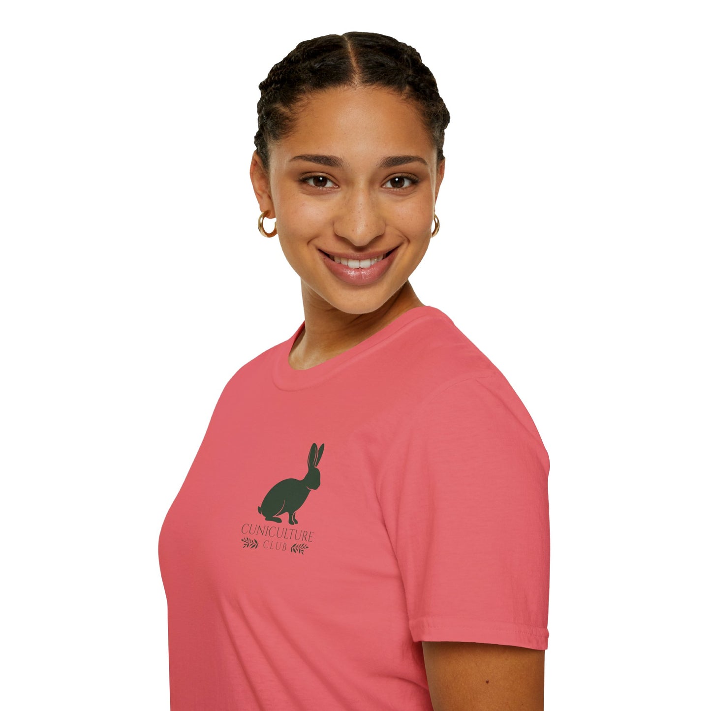 Cuniculture Club Classic Mini Logo Tee – CC Merch Collection Essential - Unisex Softstyle T-Shirt