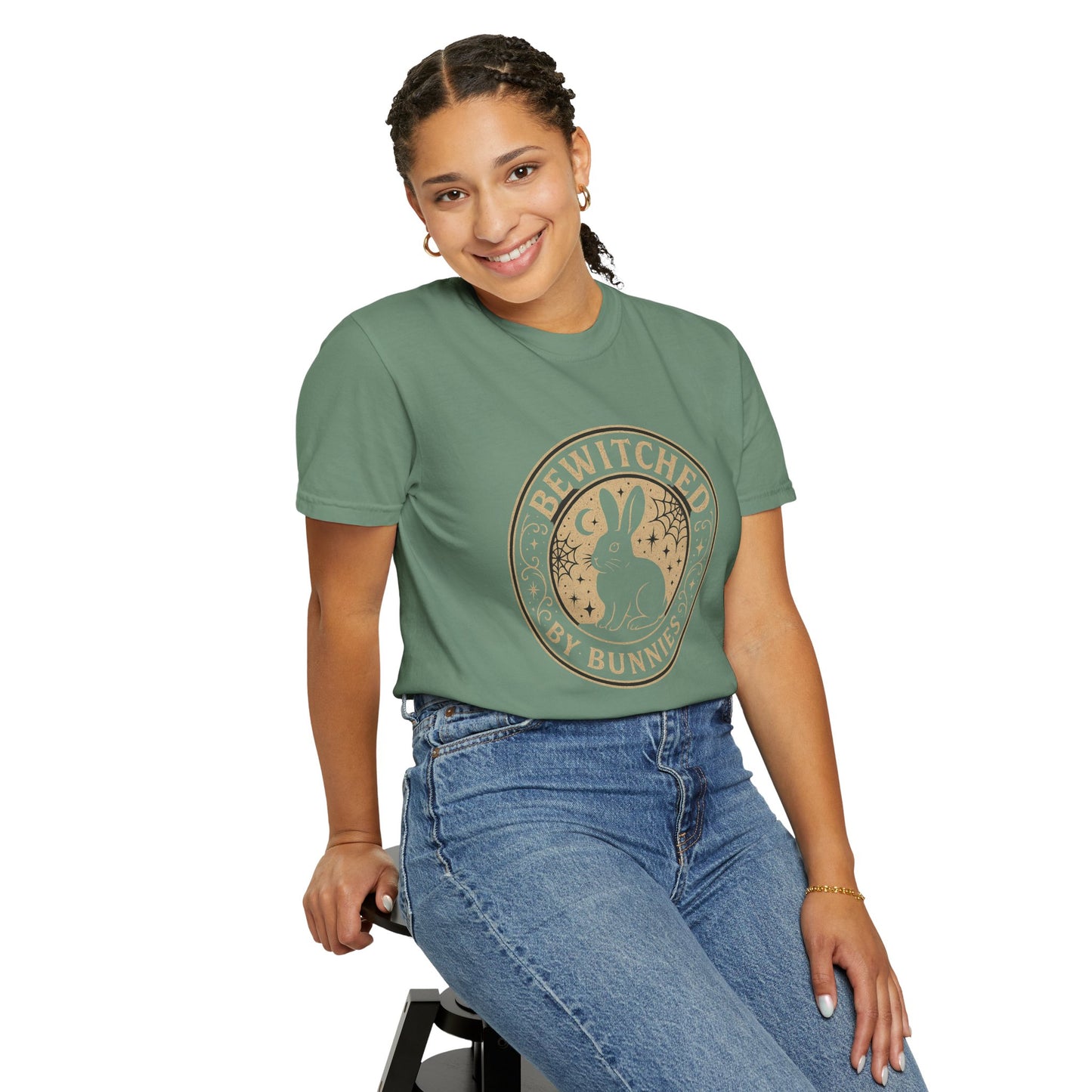 Bewitched by Bunnies Unisex T-shirt | Rabbit Enthusiast Tee - Halloween & Fall Collection