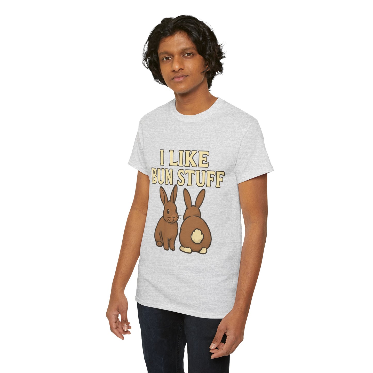 I Like Bun Stuff Tee - Rabbit T-Shirt - Gift for Bunny Lovers - Funny Animal Apparel - Bun Pun
