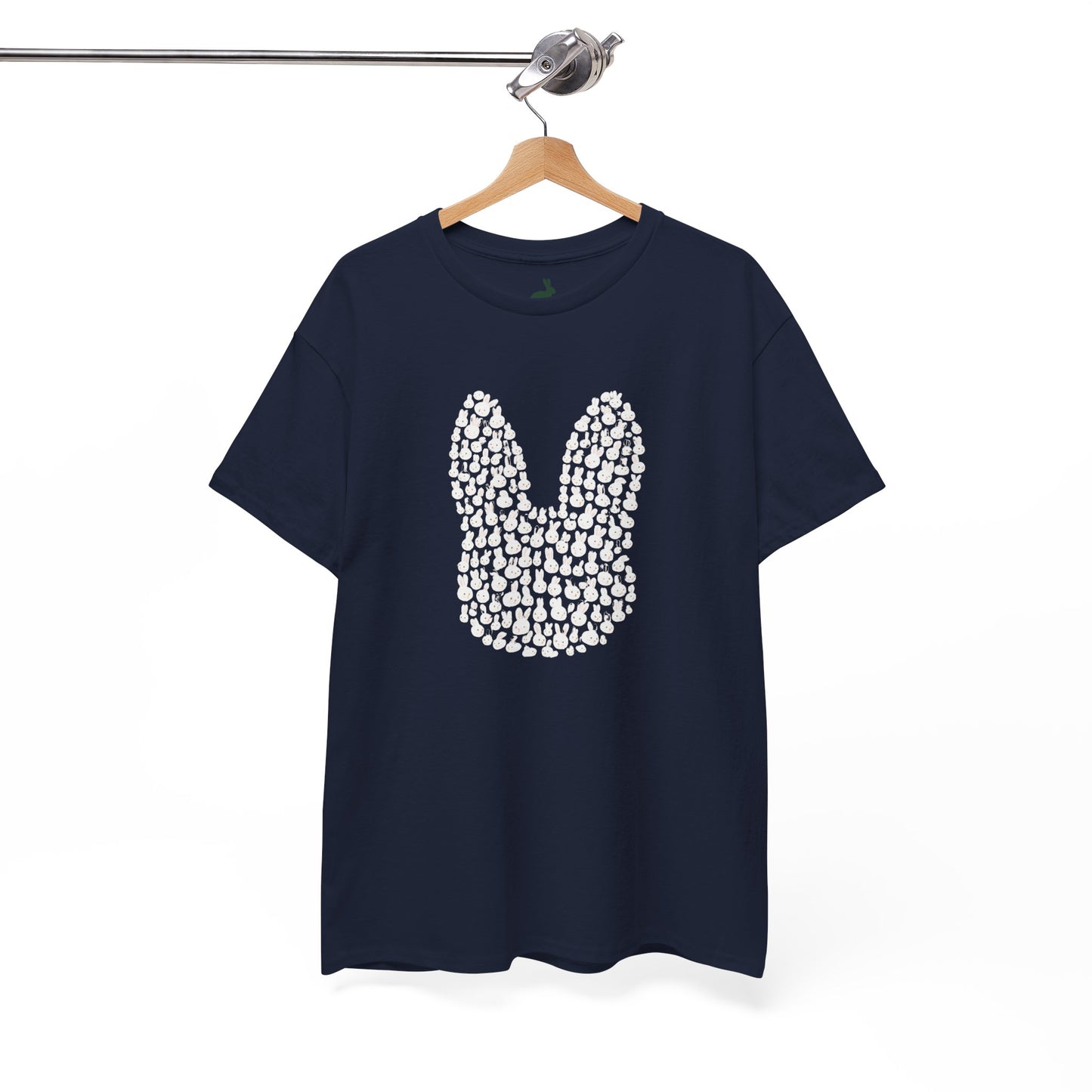 “Bun Within a Bun” Rabbit Head Shirt – Cuniculture Club Original - Cute Bunny Graphic Tee - Unisex Heavy Cotton T-Shirt