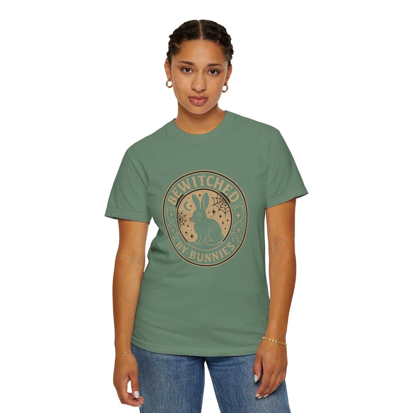 Bewitched by Bunnies Unisex T-shirt | Rabbit Enthusiast Tee - Halloween & Fall Collection